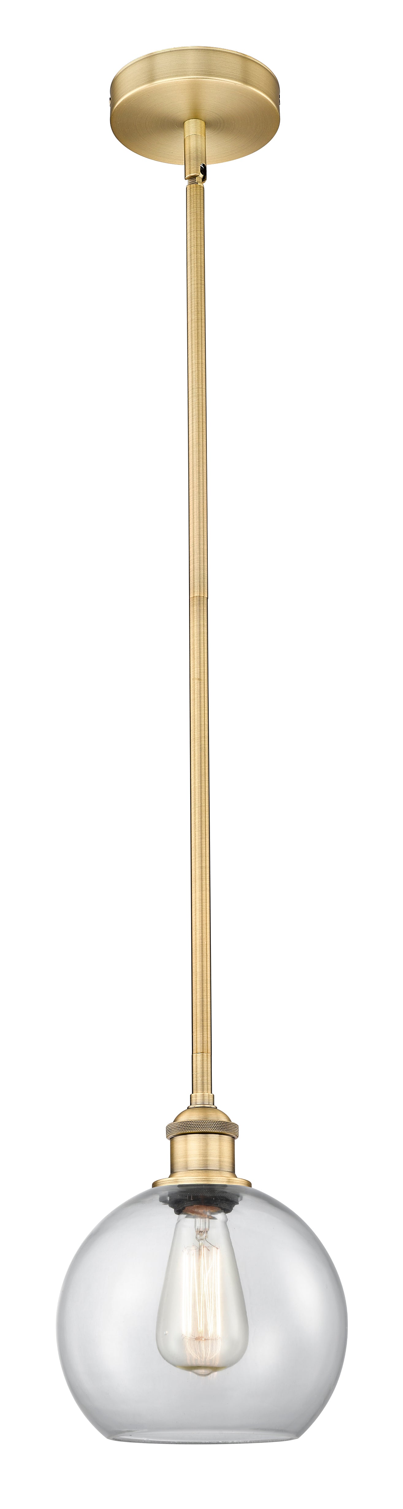Edison Mini Pendant Antique Brass Finish