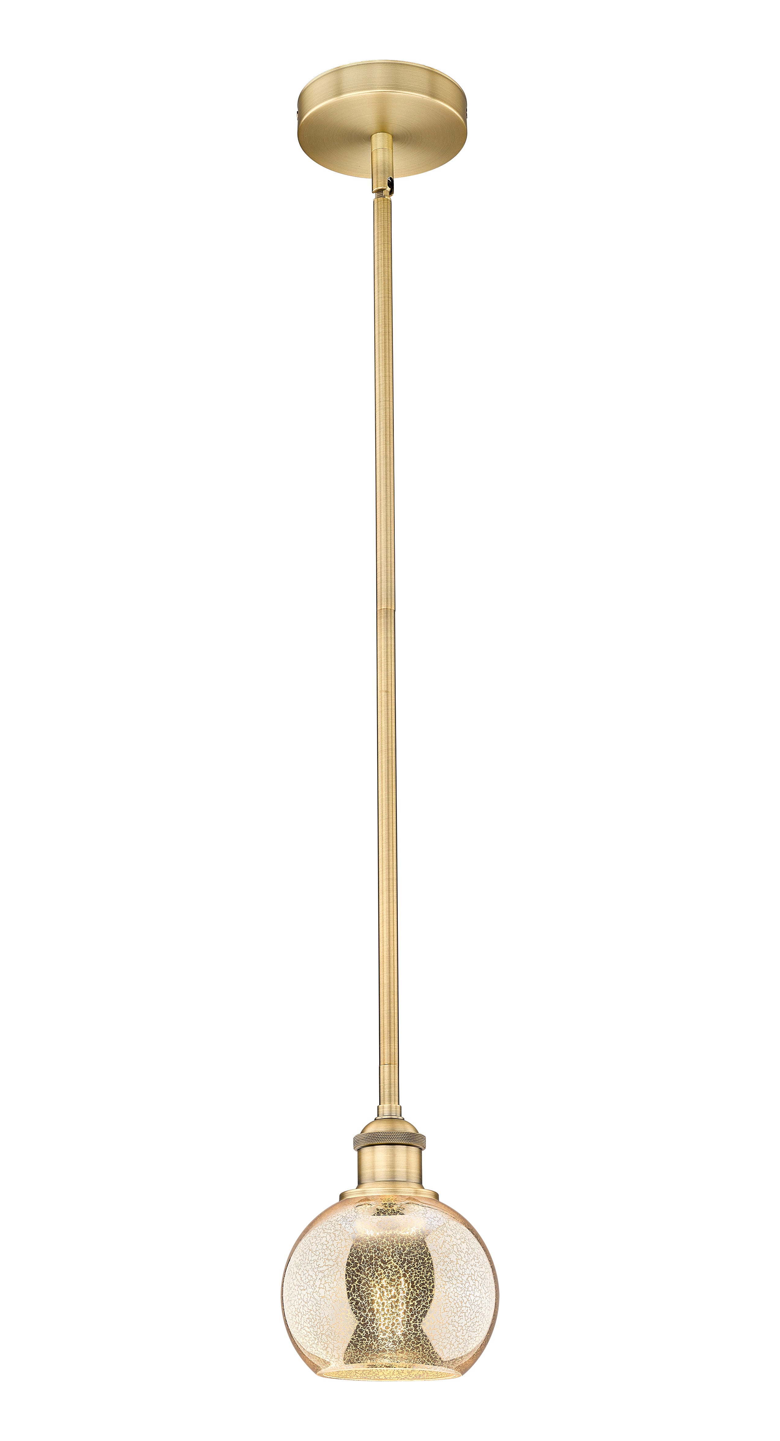 Edison Mini Pendant Antique Brass Finish