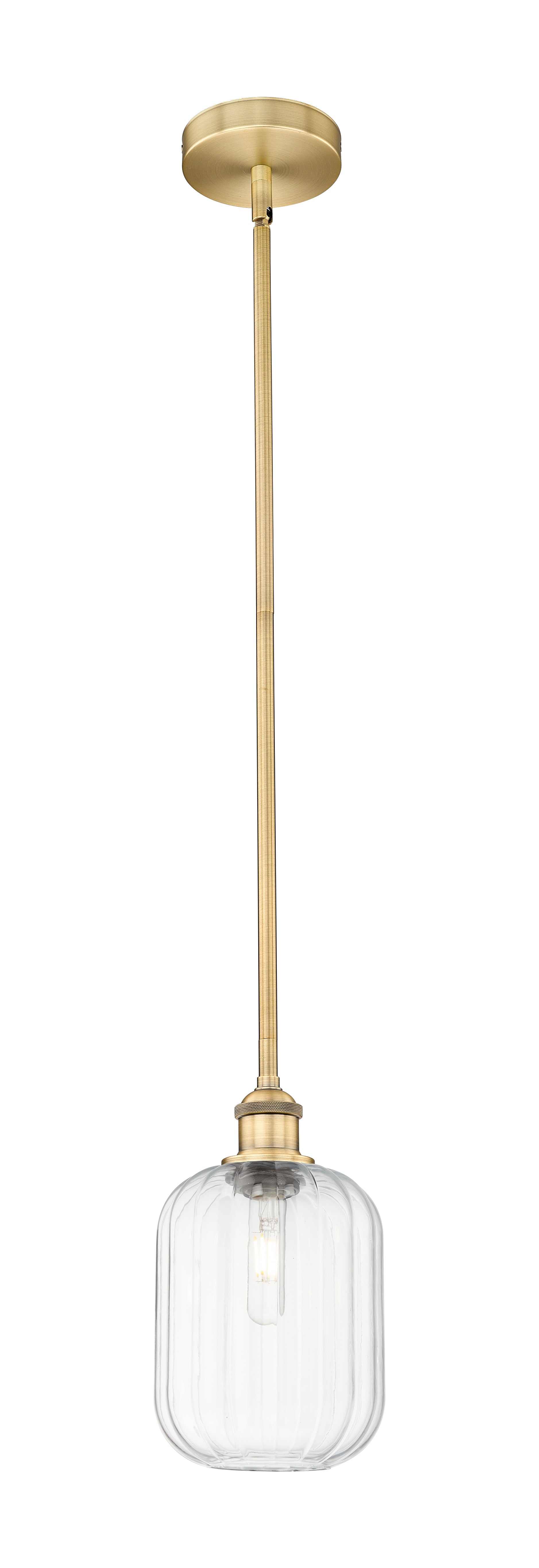 Edison Mini Pendant Antique Brass Finish