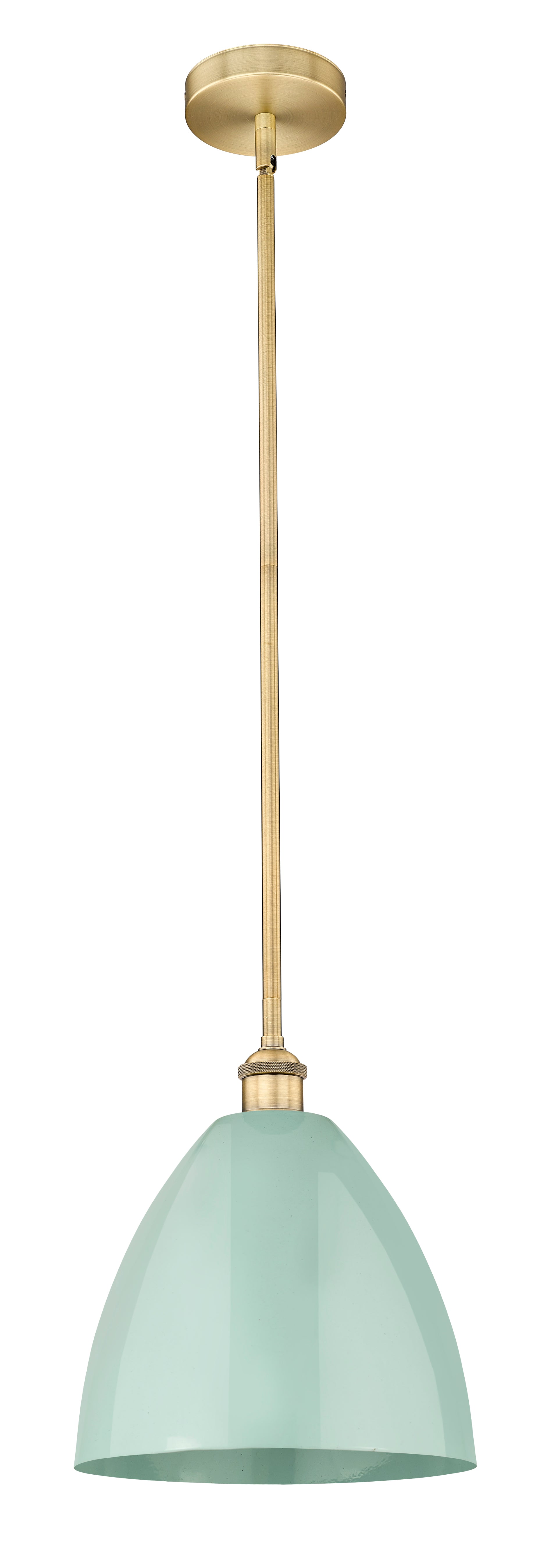 Edison Mini Pendant Cast Brass 12 Inch