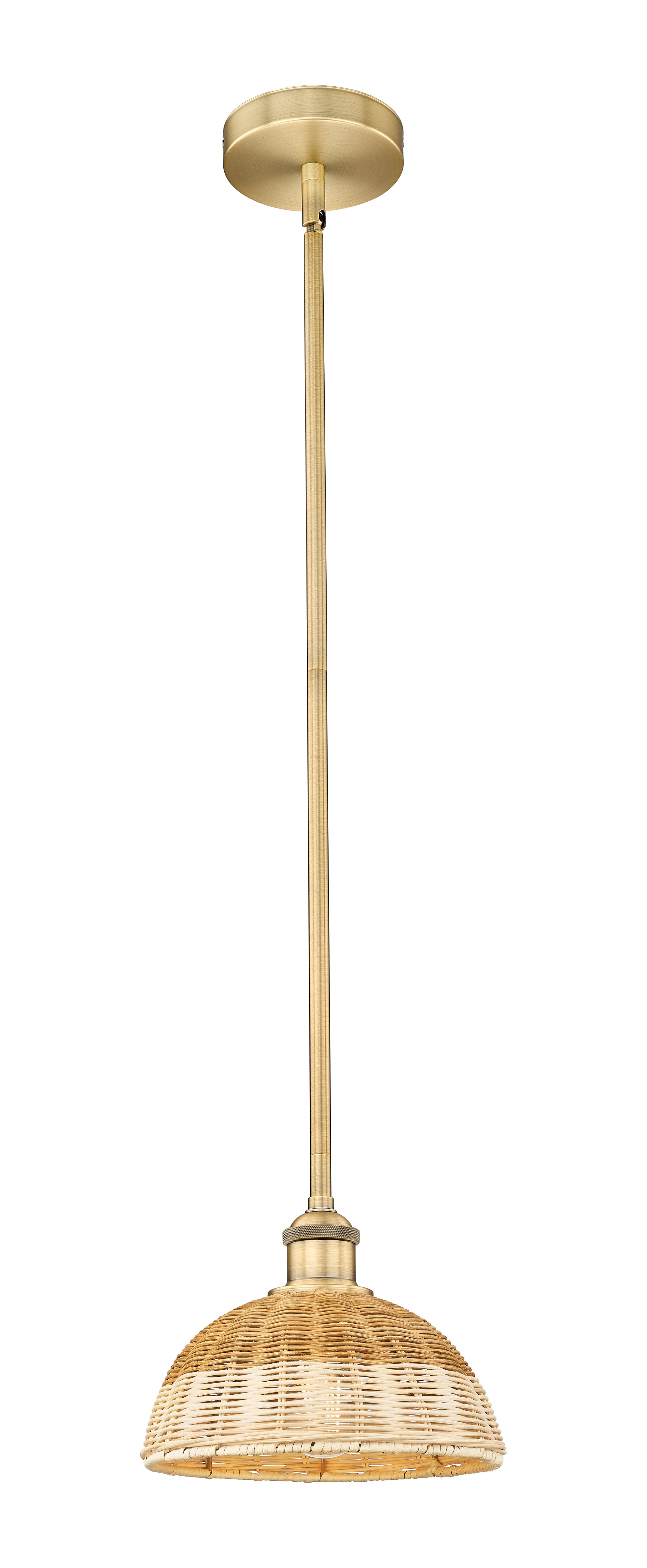 Edison Mini Pendant Antique Brass 9 Inch