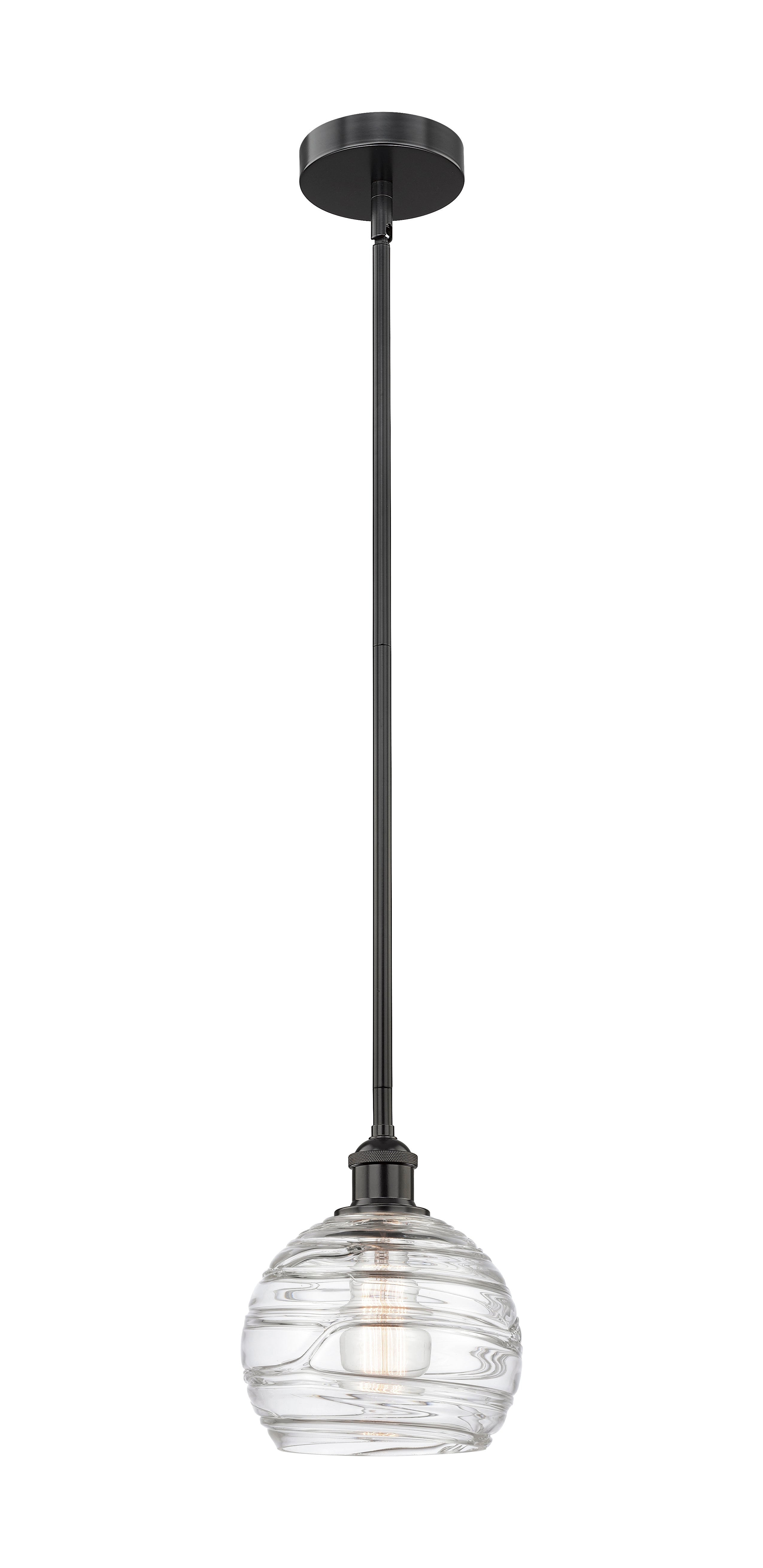 Edison Mini Pendant Antique Brass 8 Inch