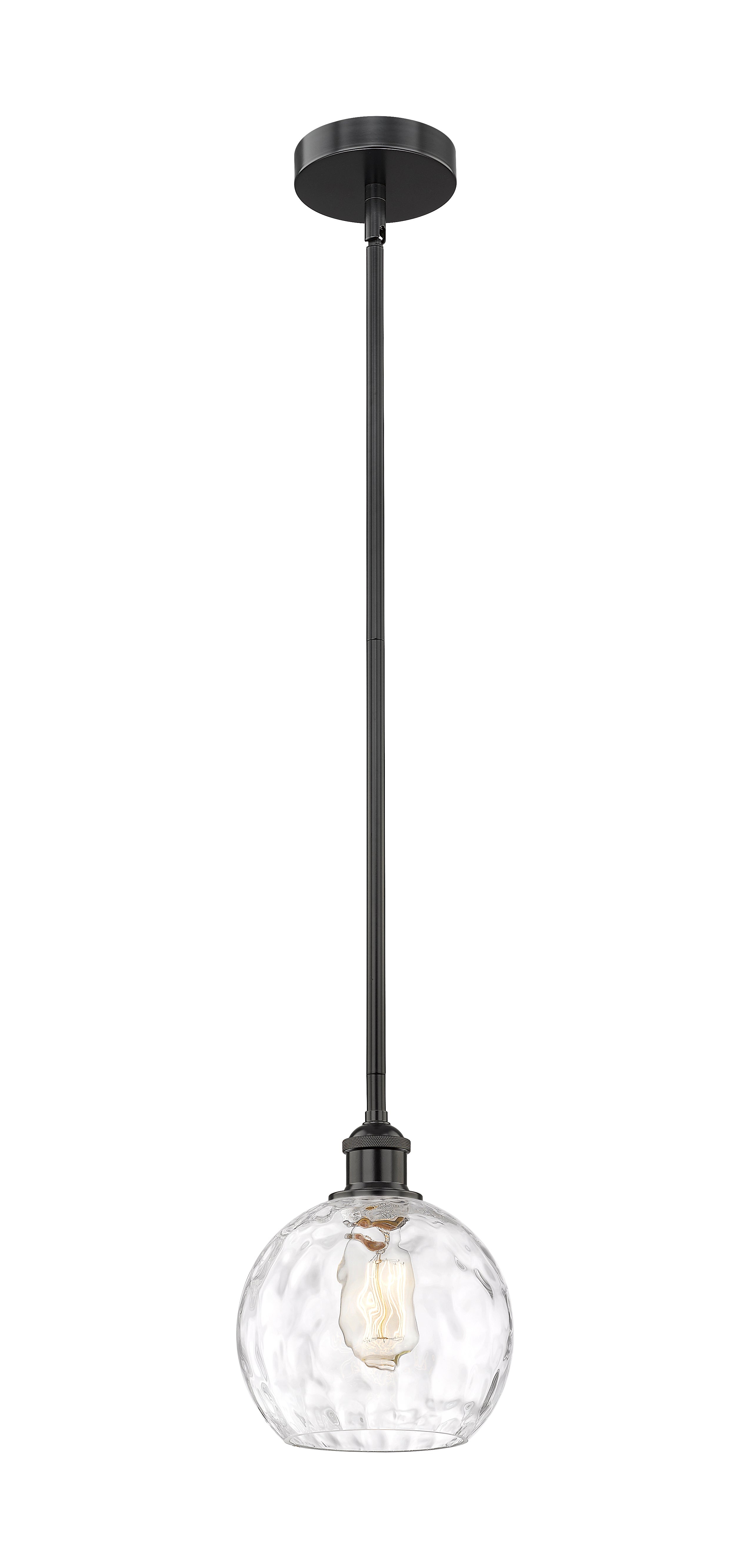 Edison Mini Pendant Antique Brass 8 Inch