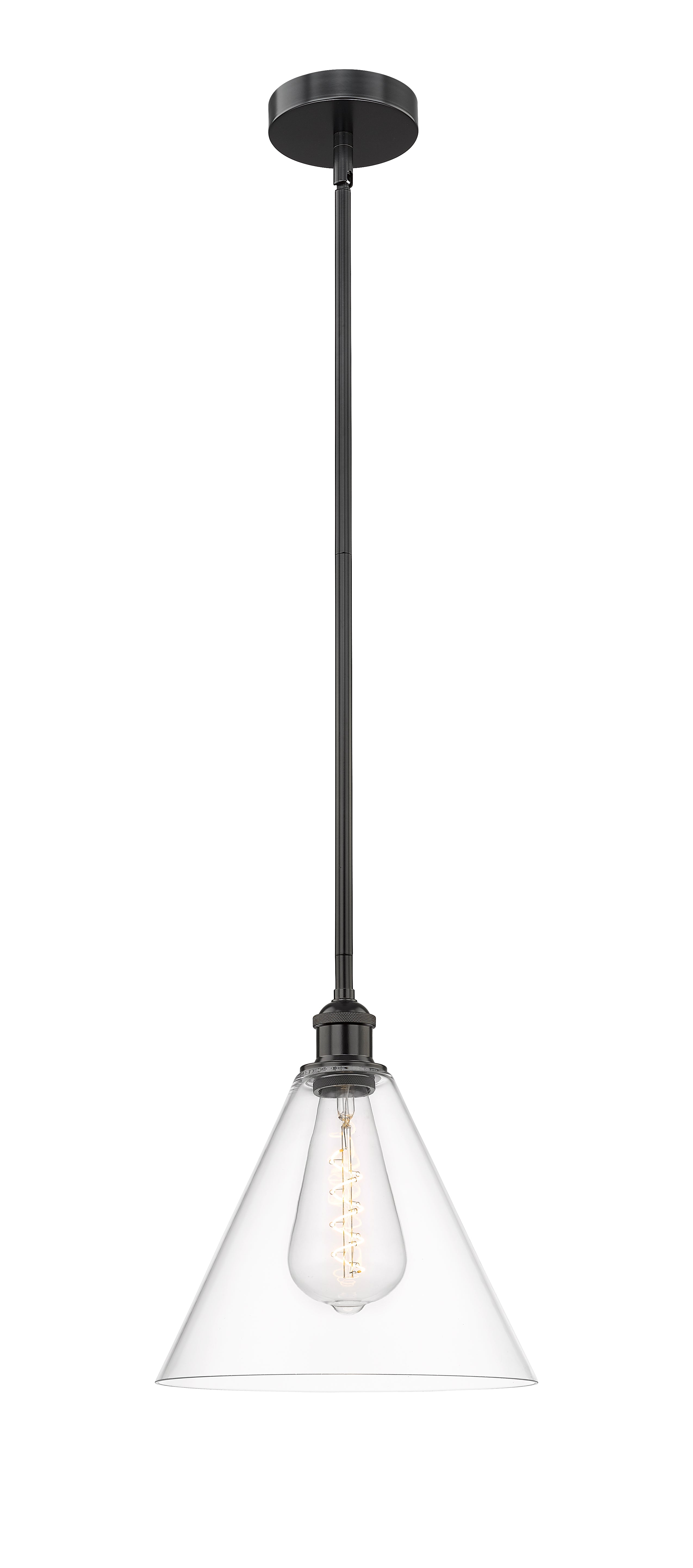 Edison Mini Pendant Antique Brass Glass
