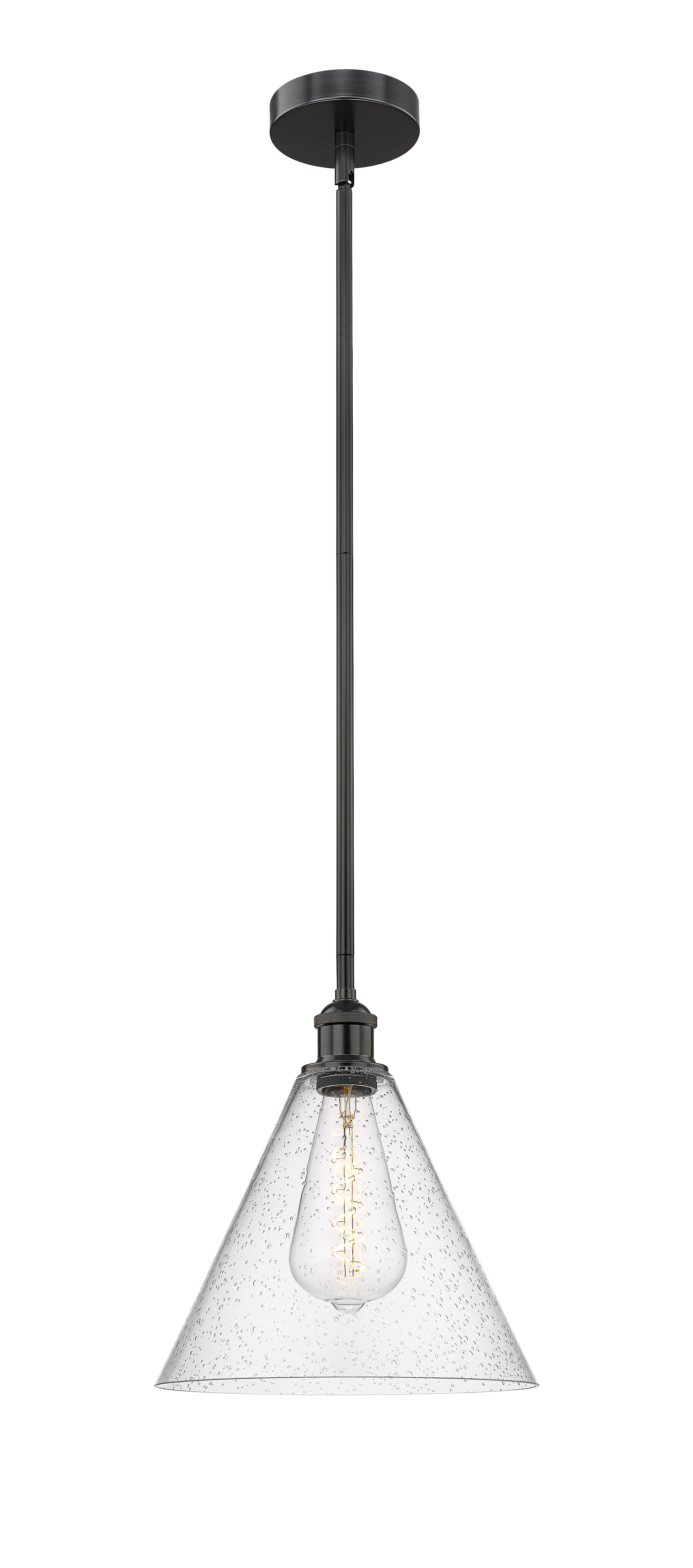 Edison Mini Pendant Antique Brass Glass