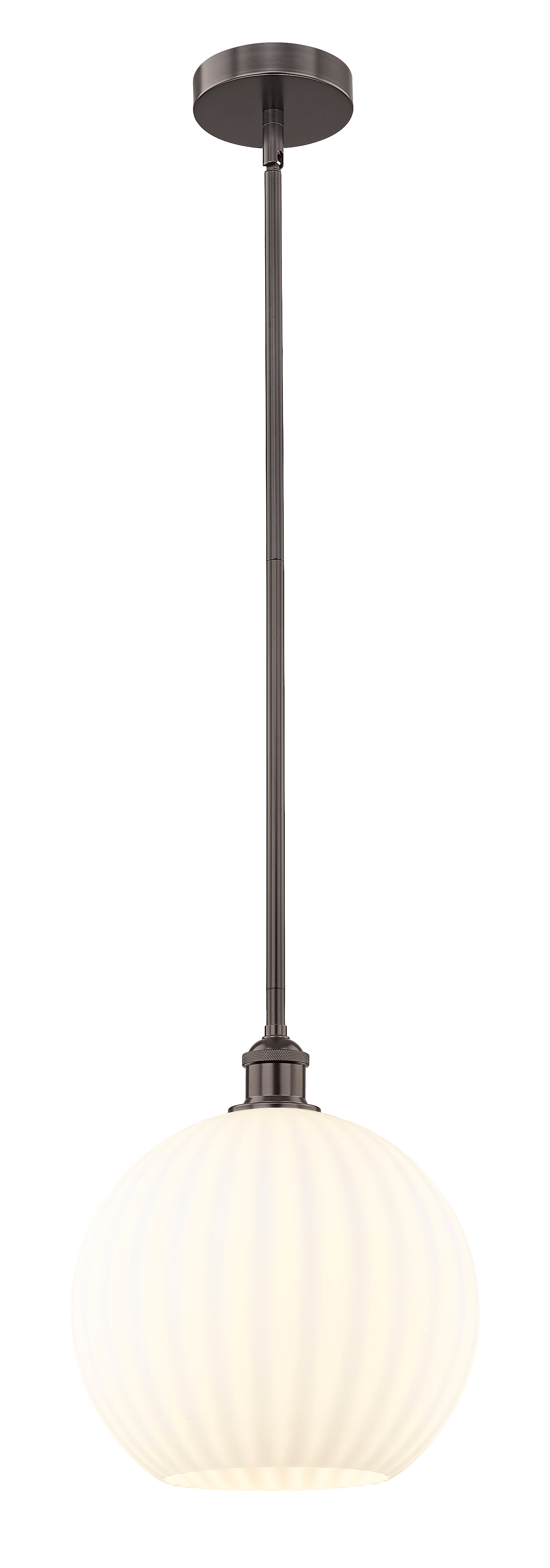 Edison Mini Pendant Cast Brass 12 Inch