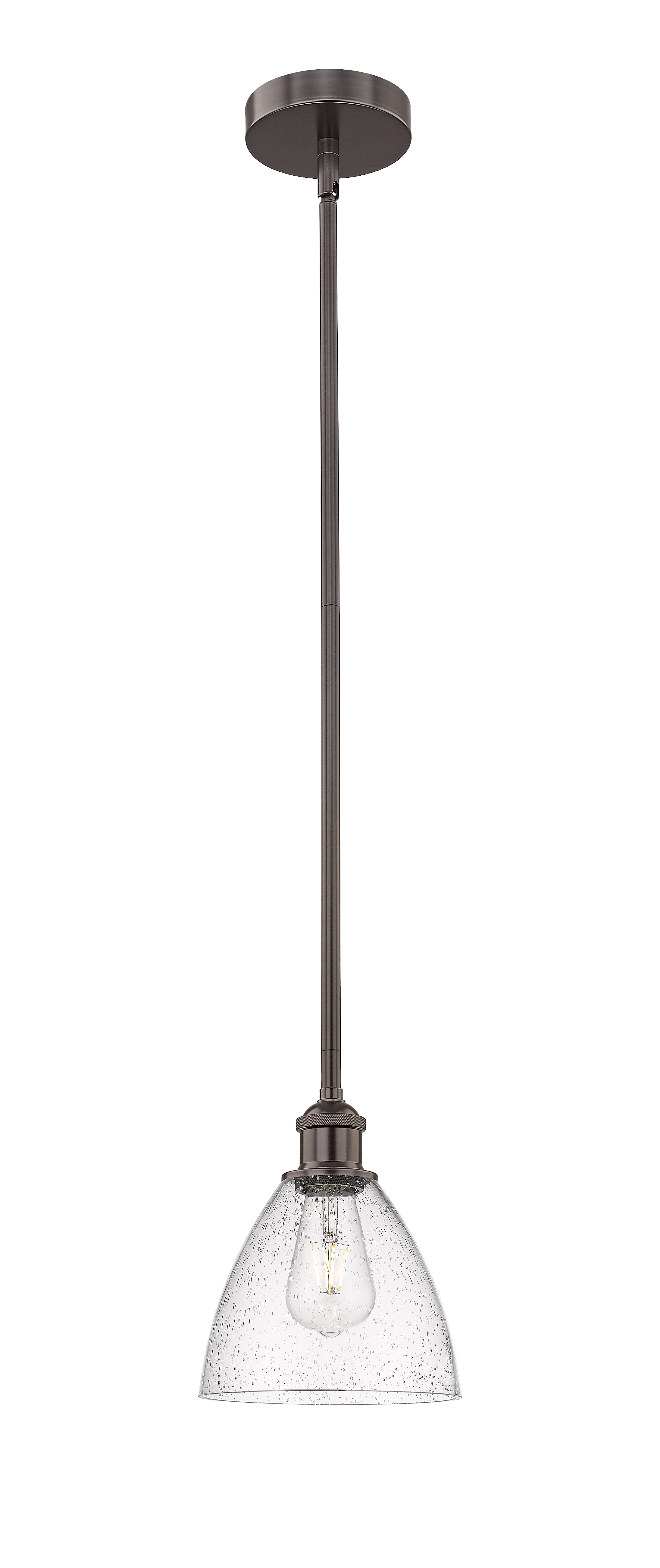 Edison Mini Pendant Antique Brass 9 Inches
