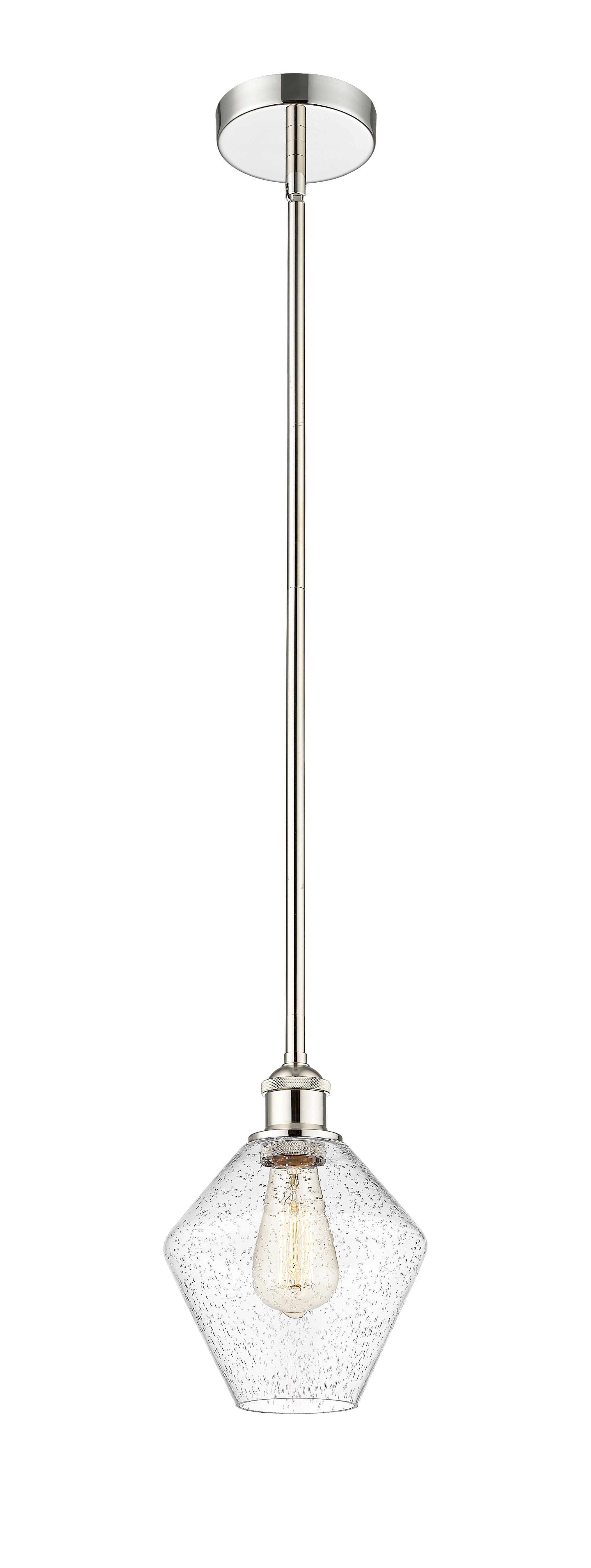 Edison Mini Pendant Antique Brass 8 Inch