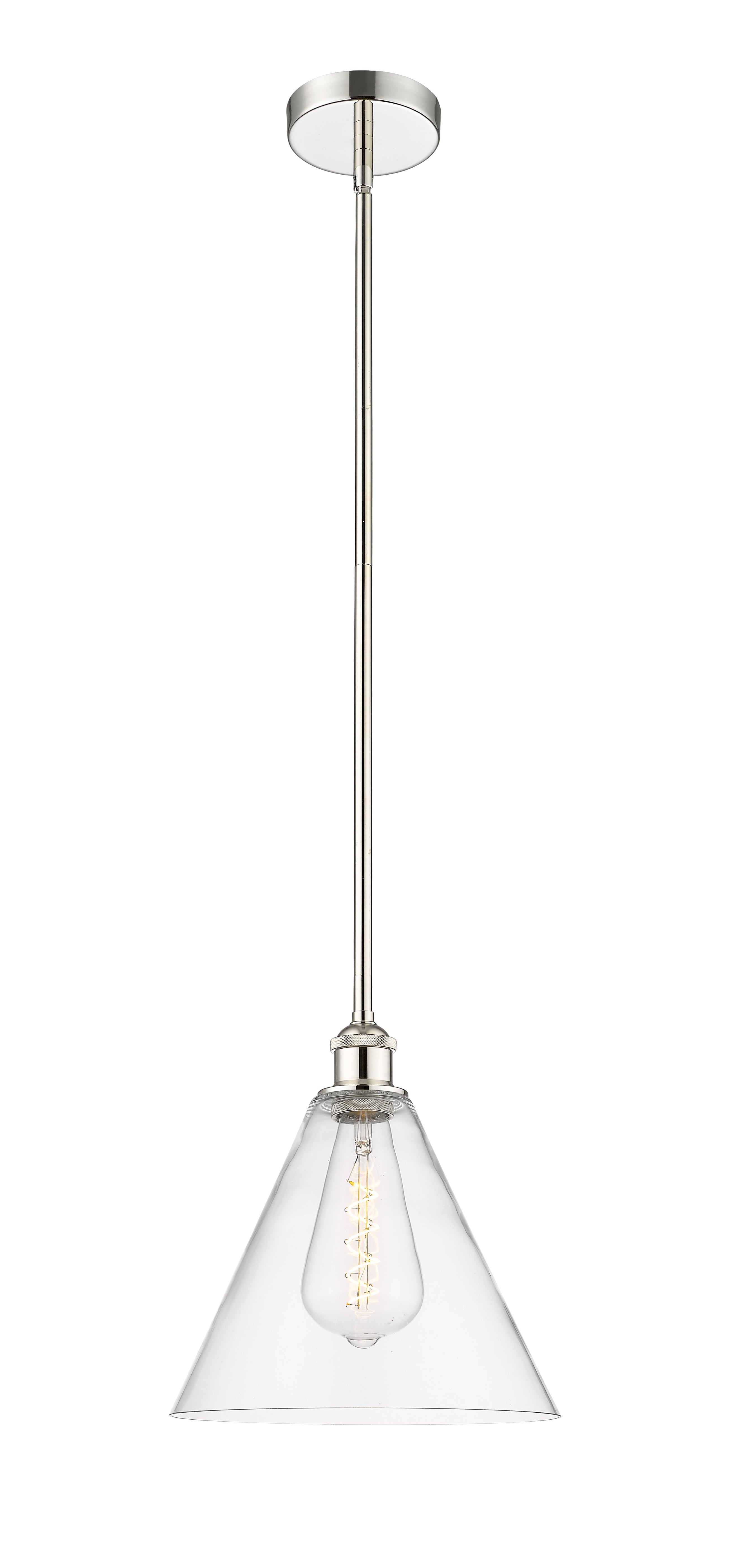 Edison Mini Pendant Antique Brass Glass