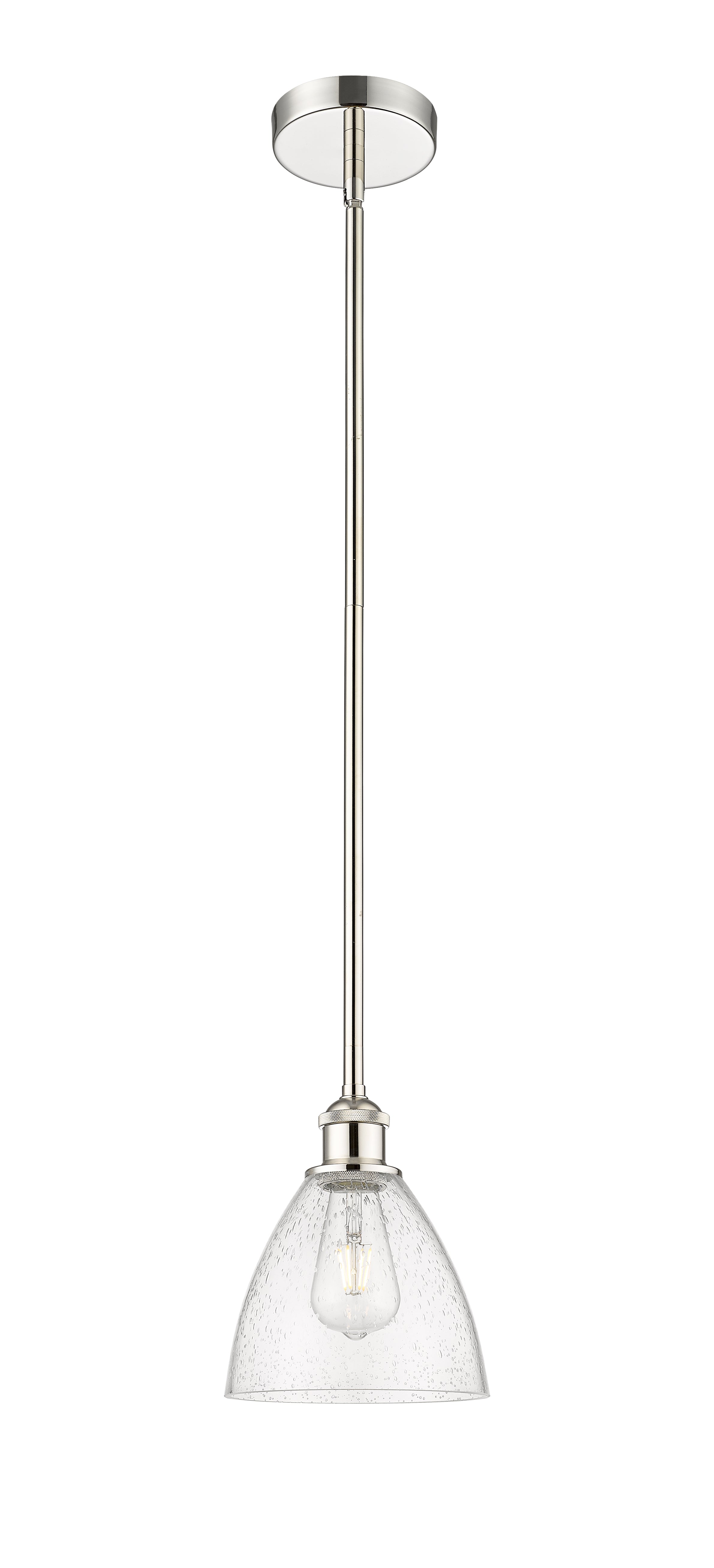 Edison Mini Pendant Antique Brass 9 Inches