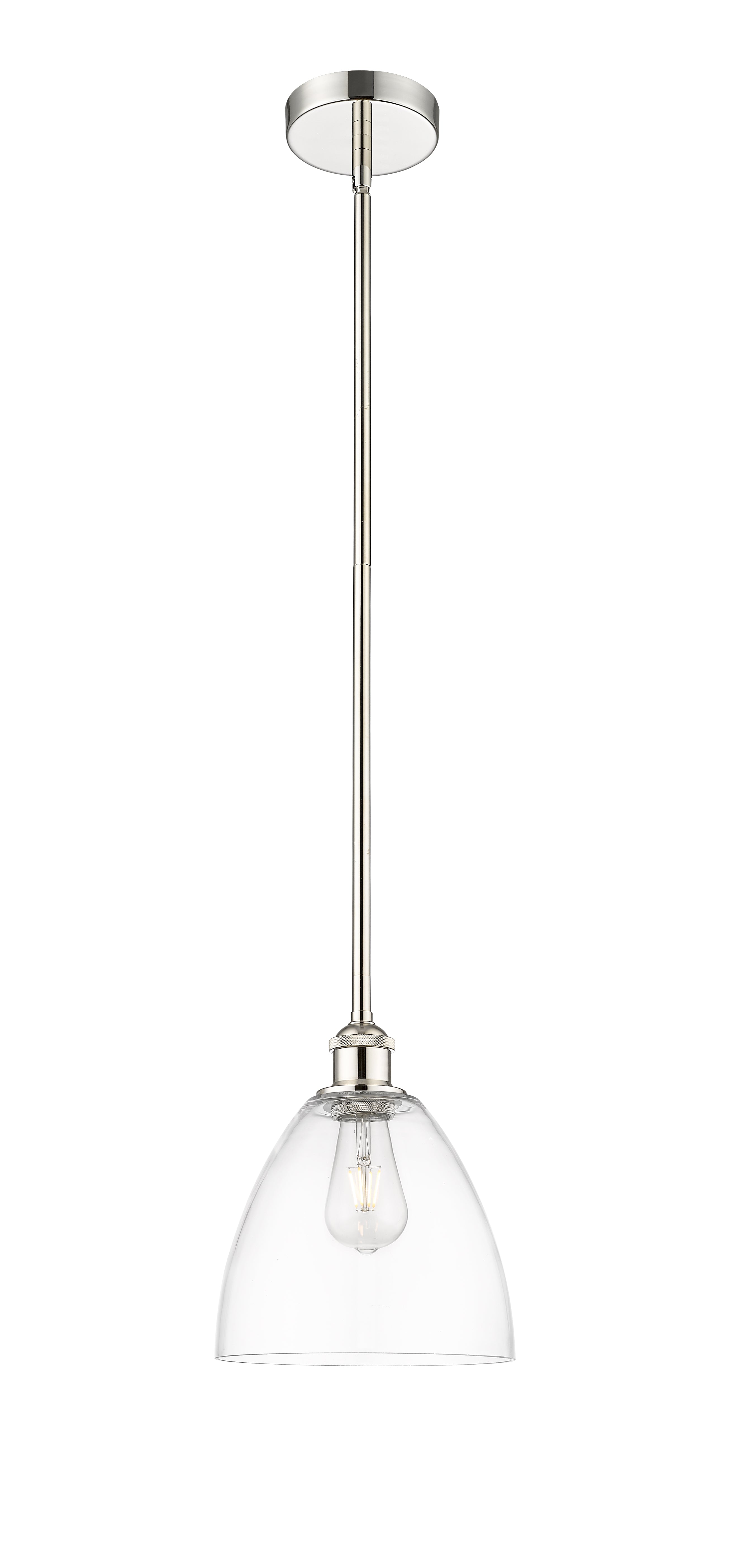 Edison Mini Pendant Antique Brass Cast