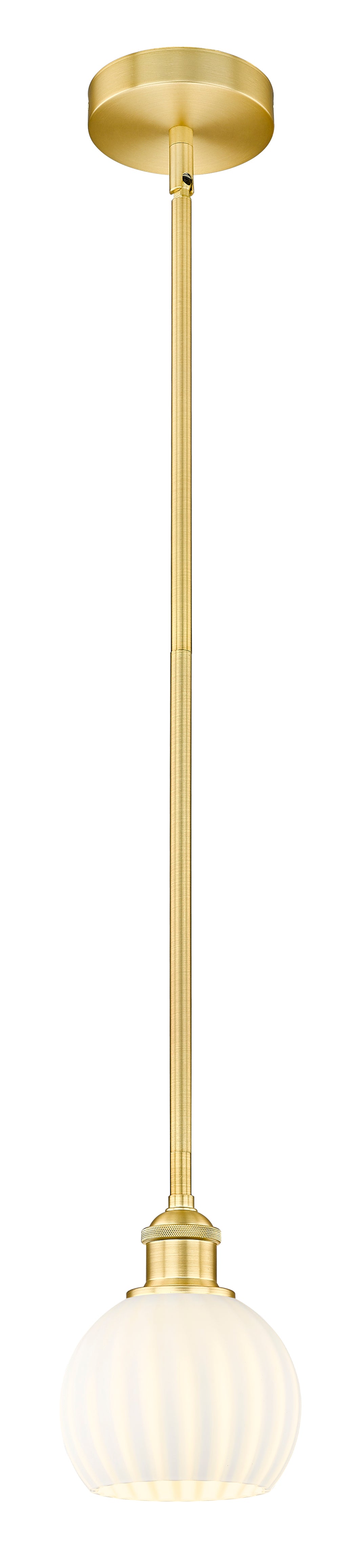 Edison Mini Pendant Antique Brass 6 Inch