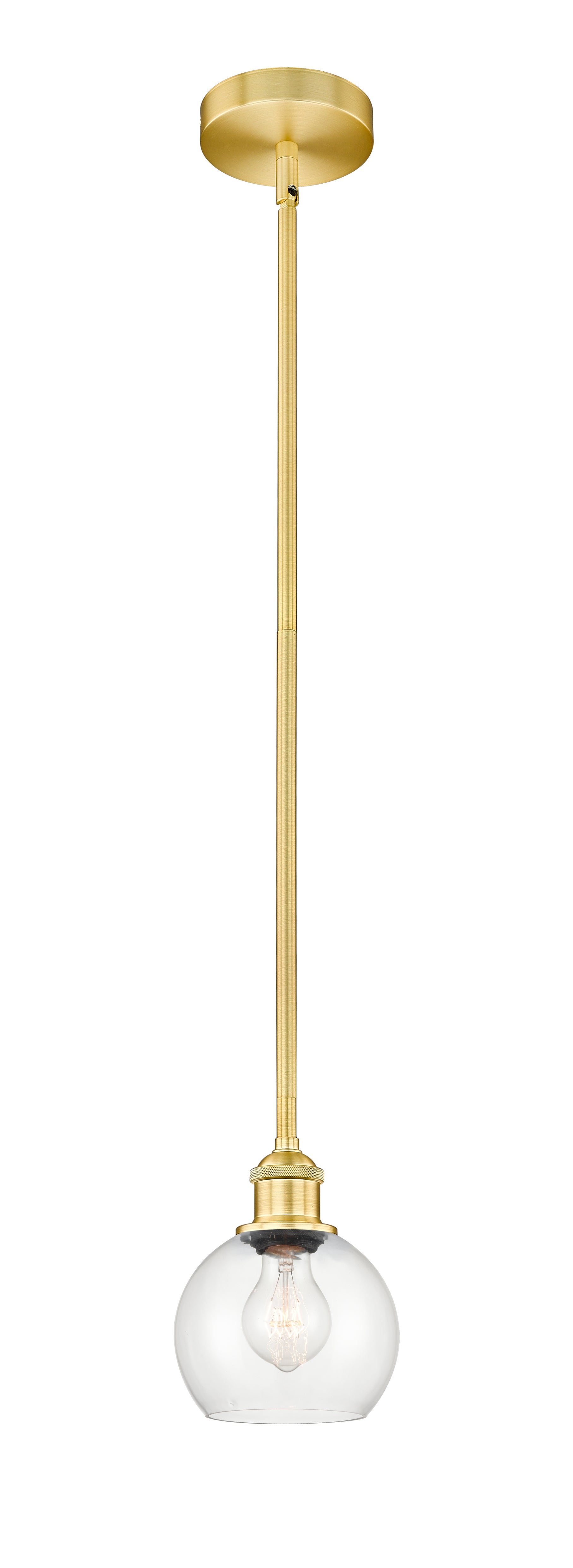 Edison Mini Pendant Antique Brass Finish