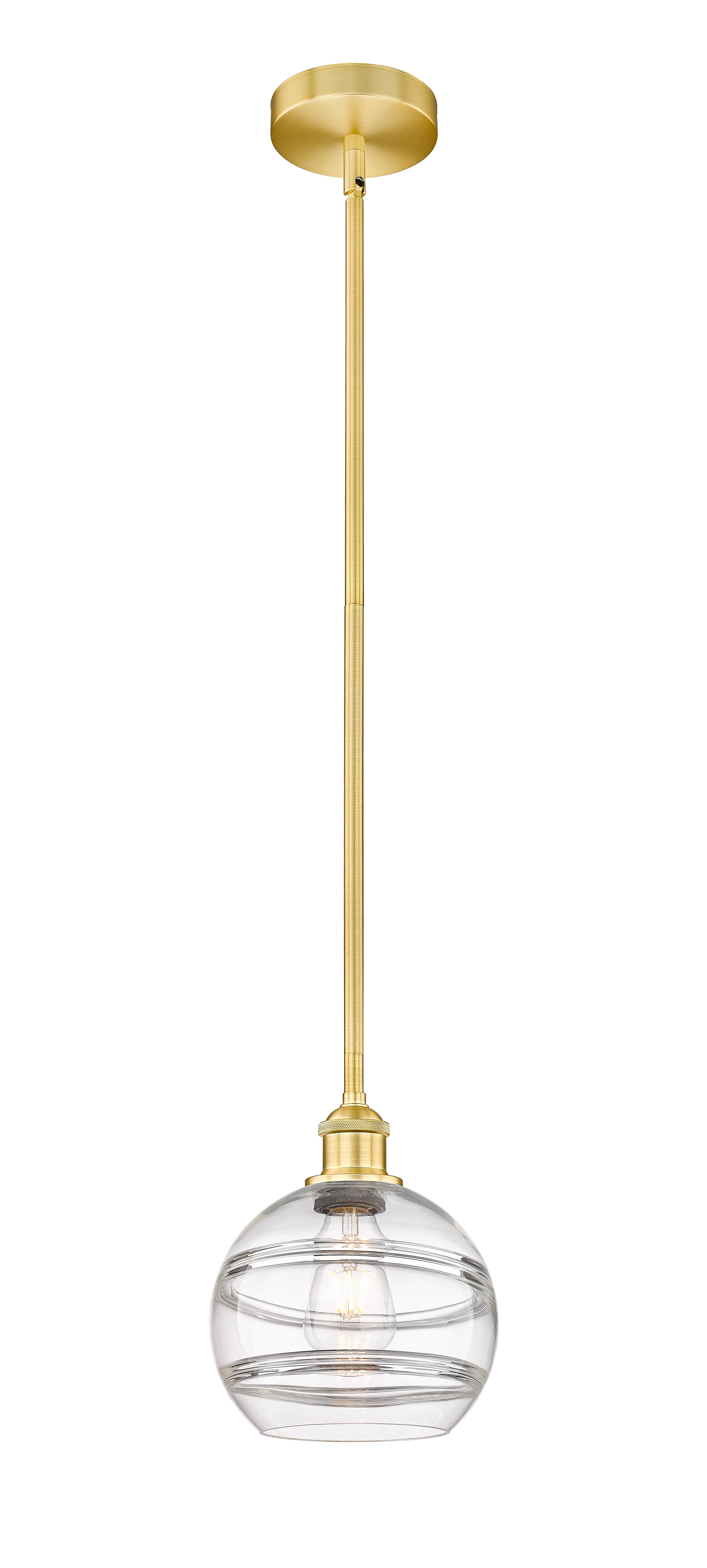 Edison Mini Pendant Antique Brass Finish