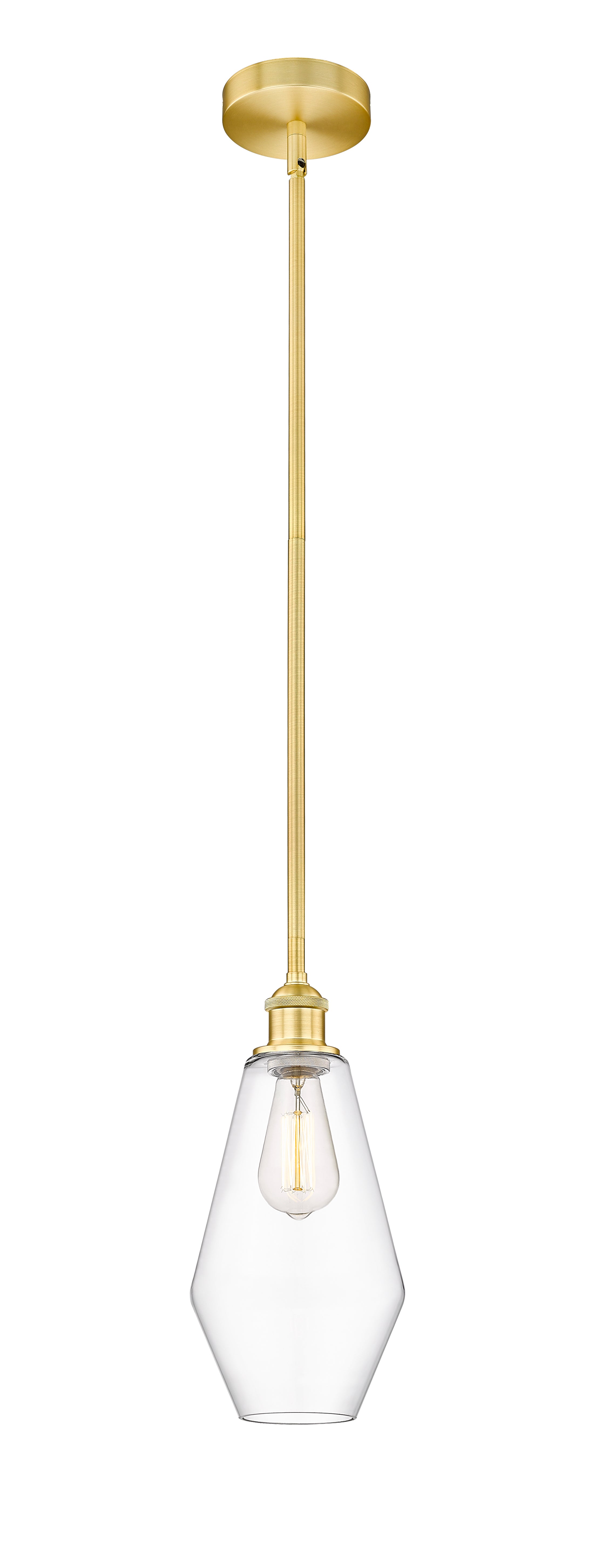Edison Mini Pendant Antique Brass Finish