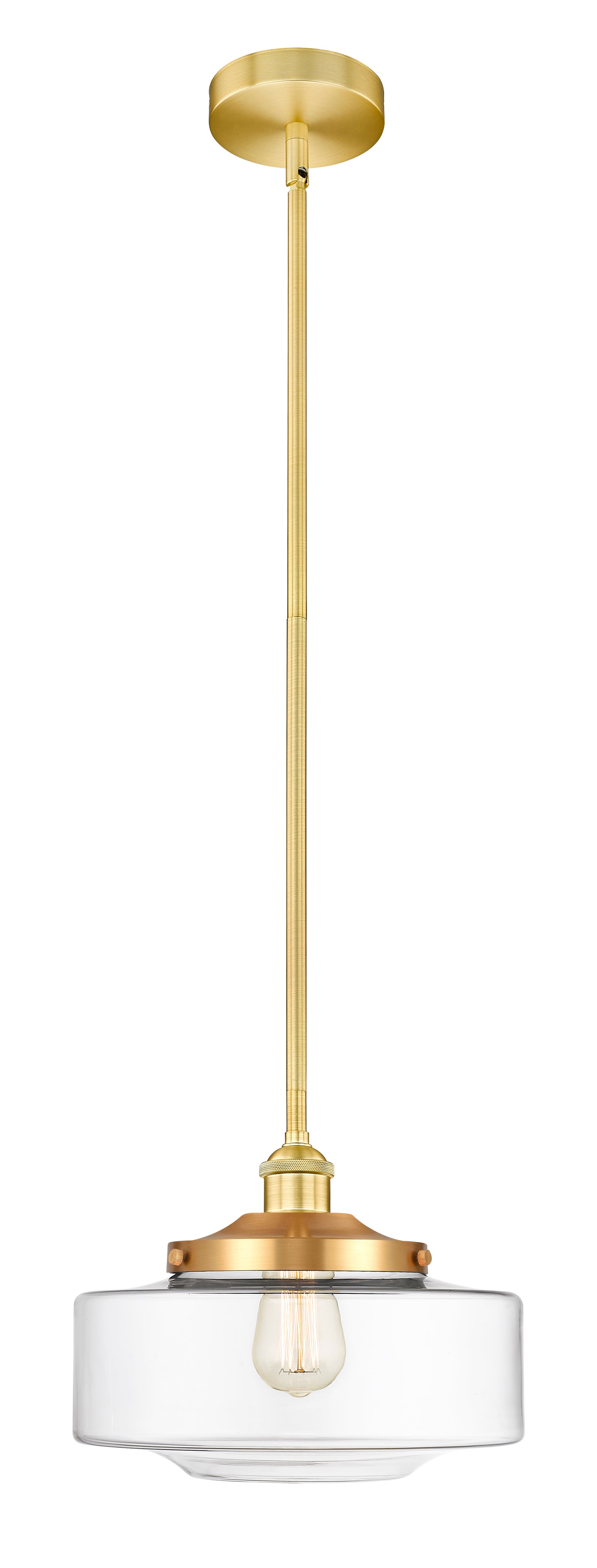 Edison Mini Pendant Antique Brass Finish