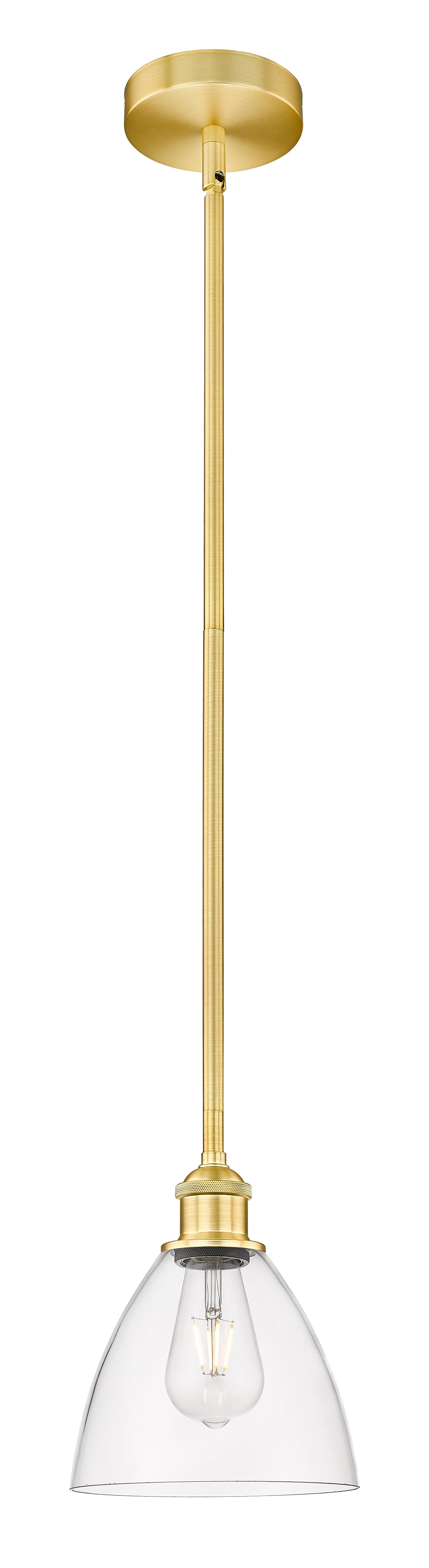 Edison Mini Pendant Antique Brass 9 Inches
