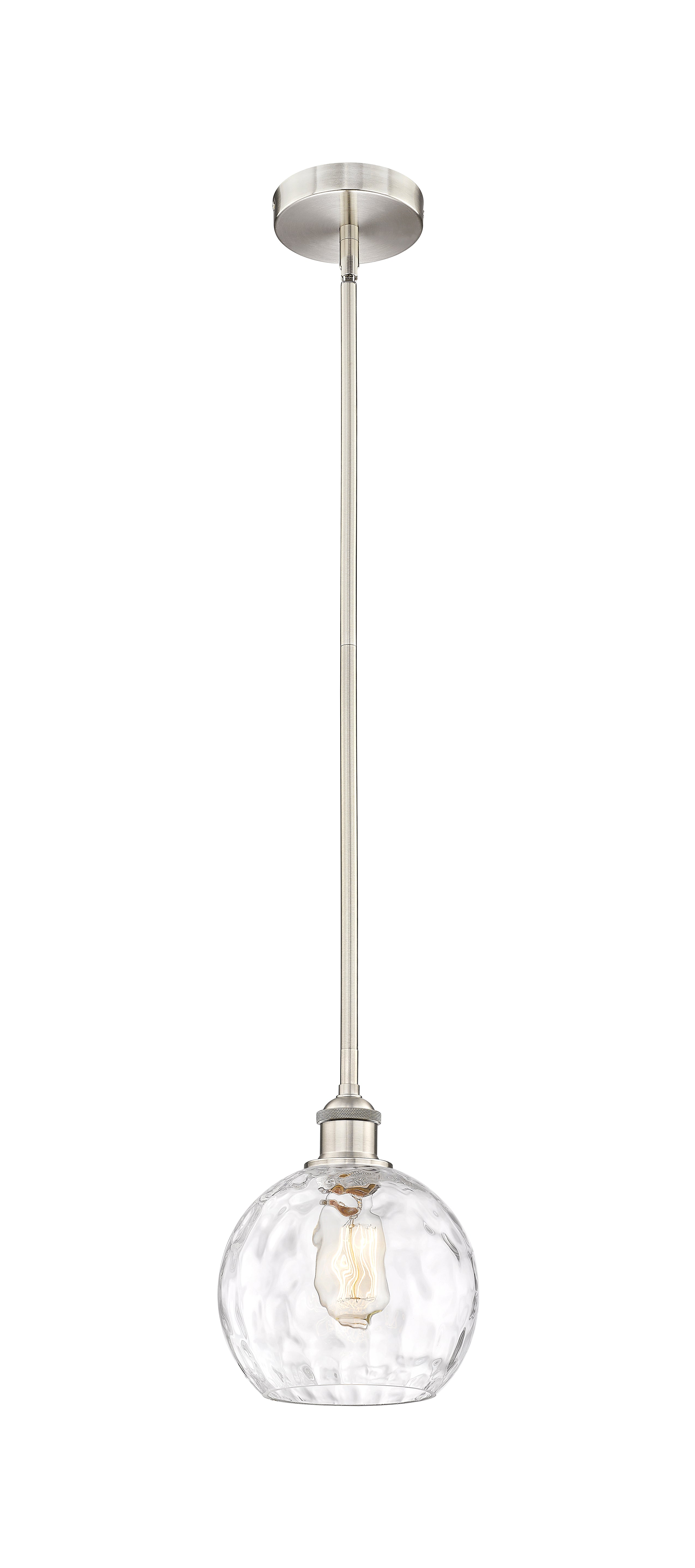 Edison Mini Pendant Antique Brass 8 Inch