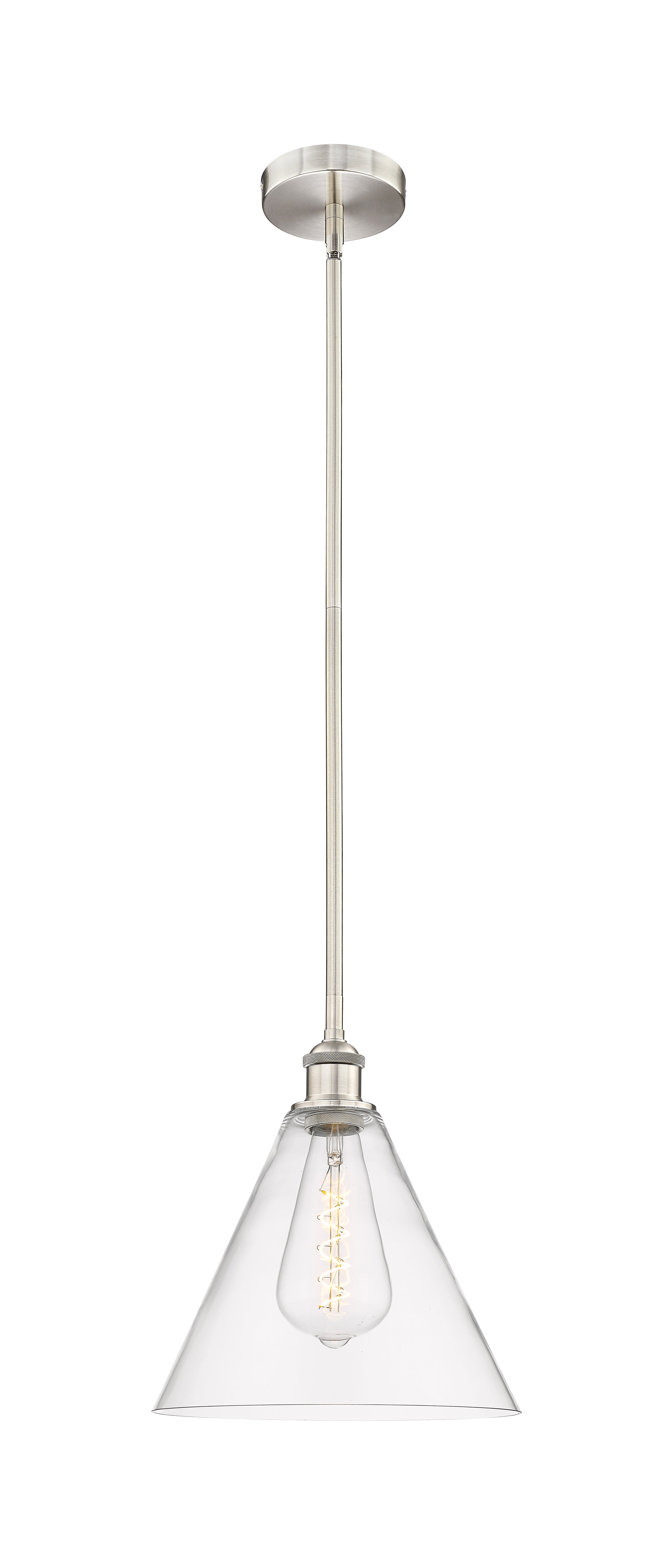 Edison Mini Pendant Antique Brass Glass