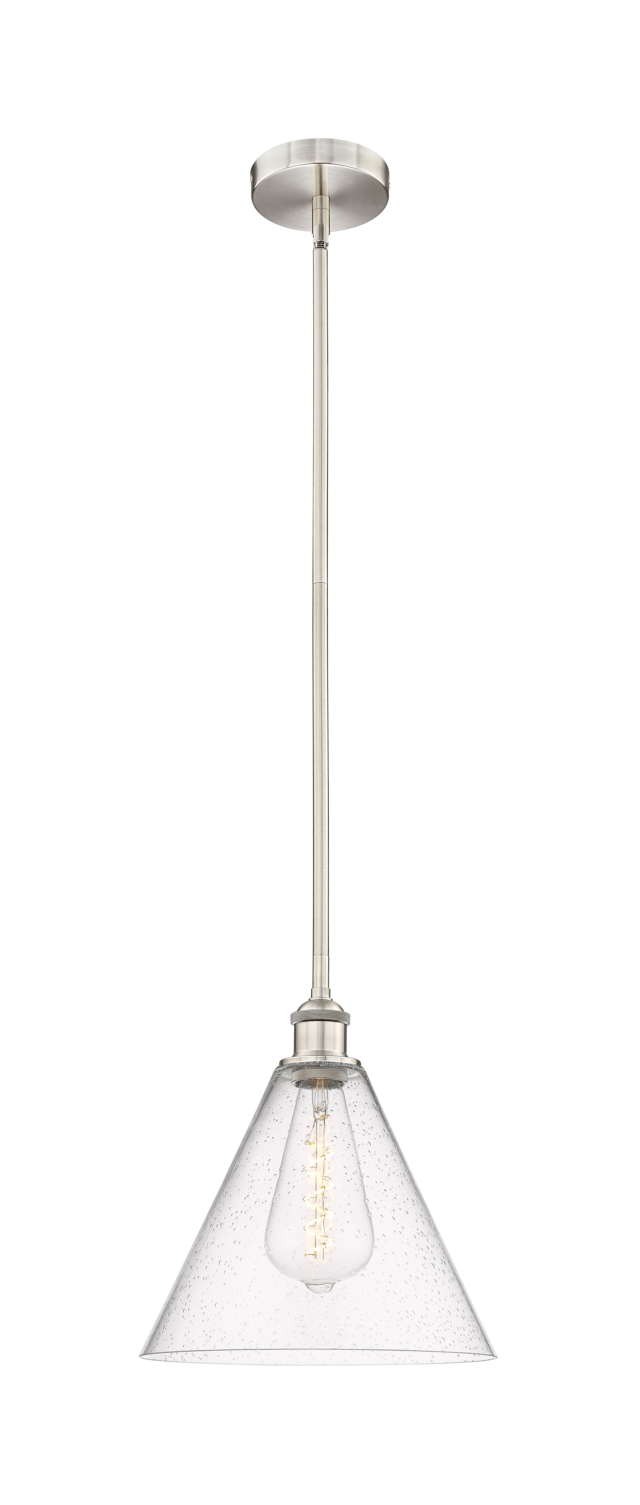 Edison Mini Pendant Antique Brass Glass