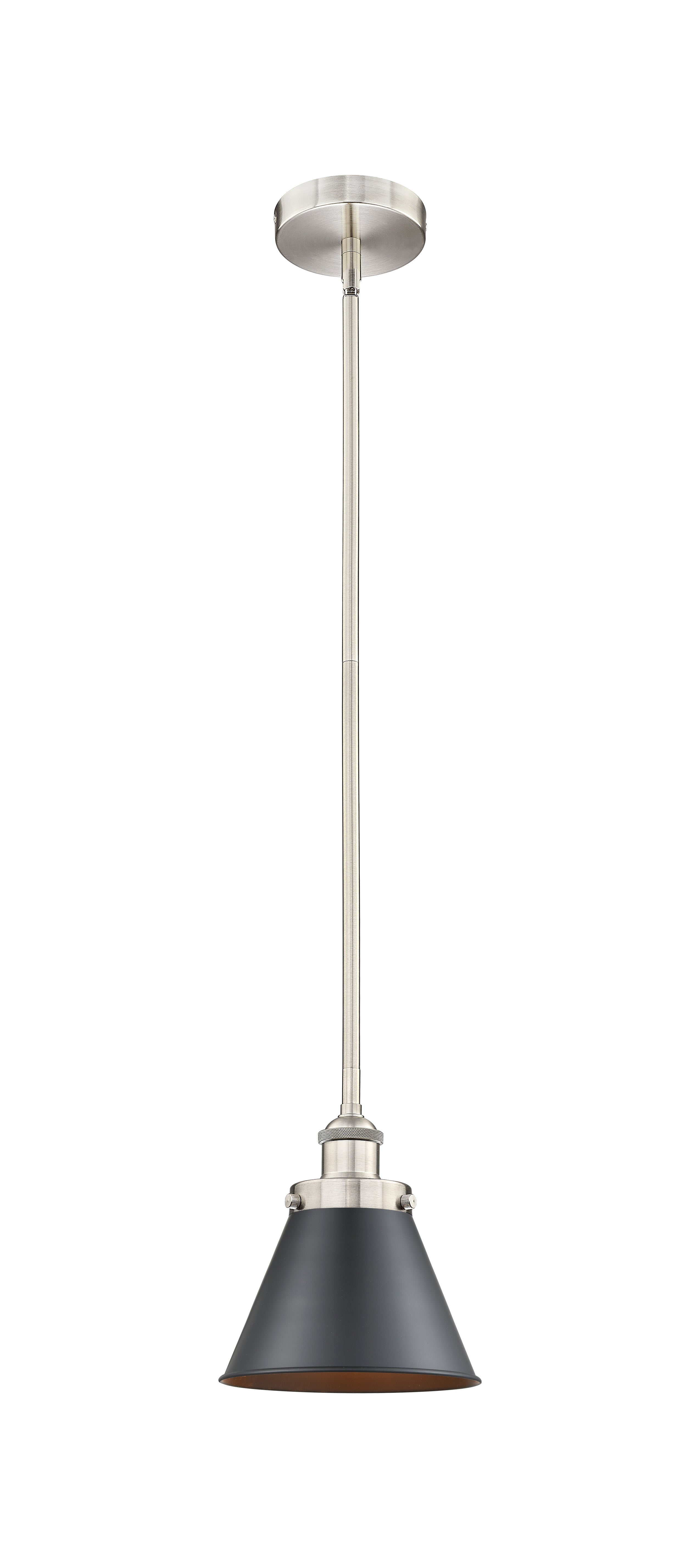 Edison Mini Pendant Matte Black Cast Brass