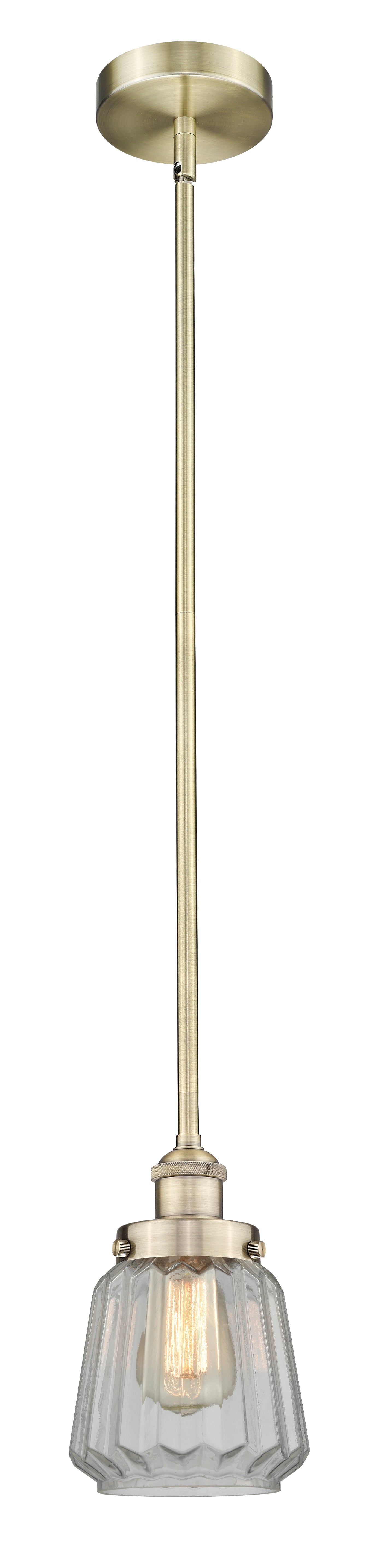 Edison Mini Pendant Antique Brass Finish