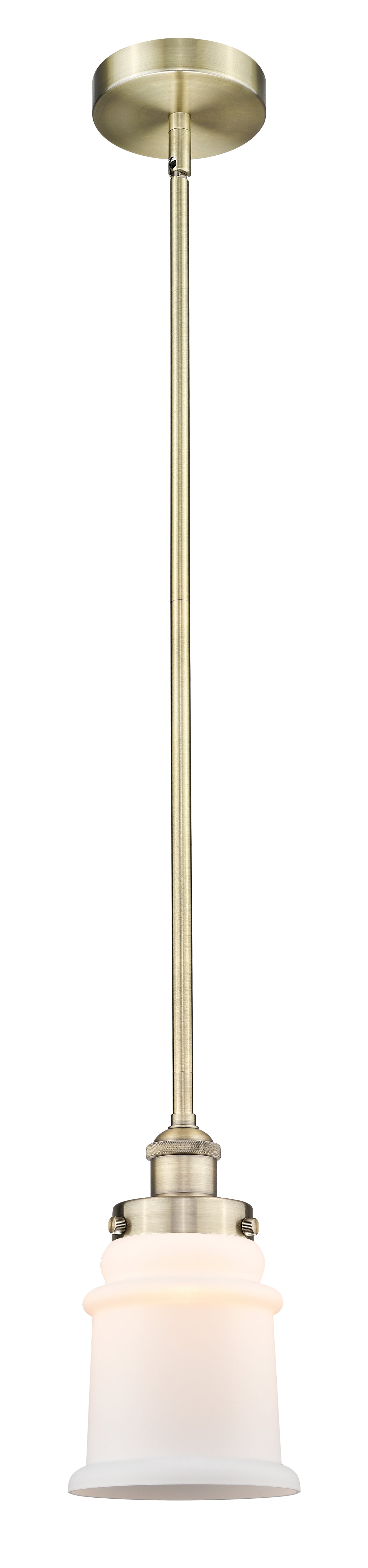 Edison Mini Pendant Antique Brass Finish