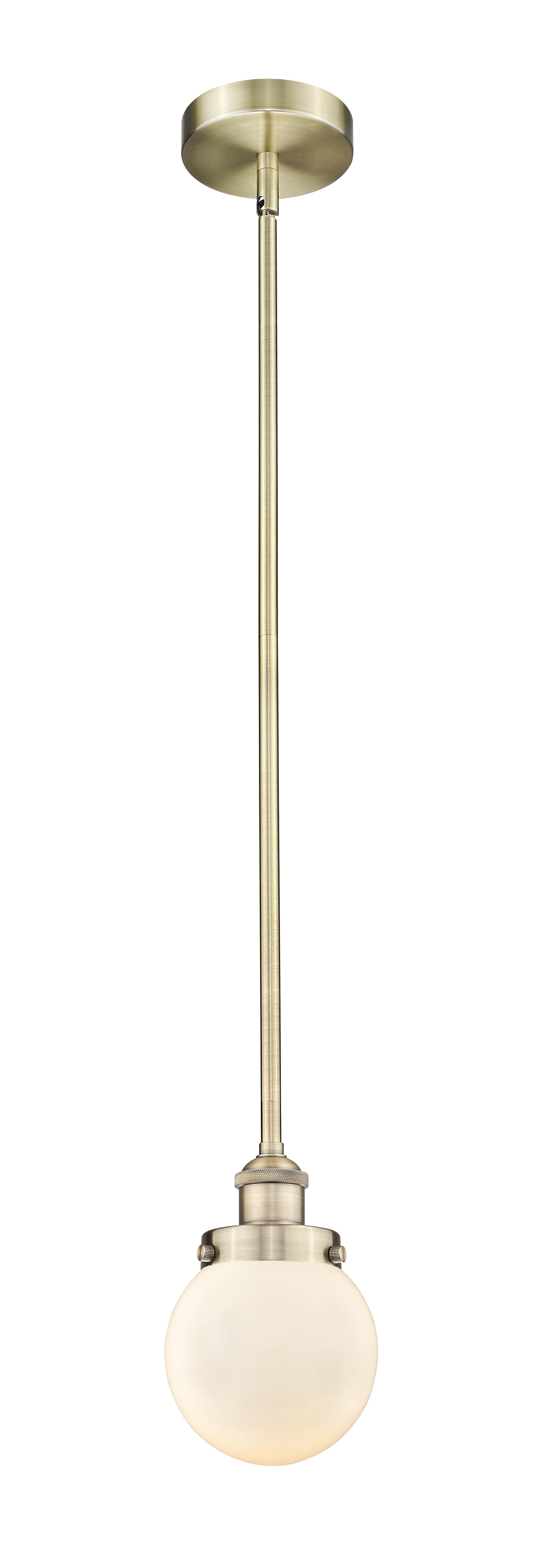 Edison Mini Pendant Antique Brass Finish