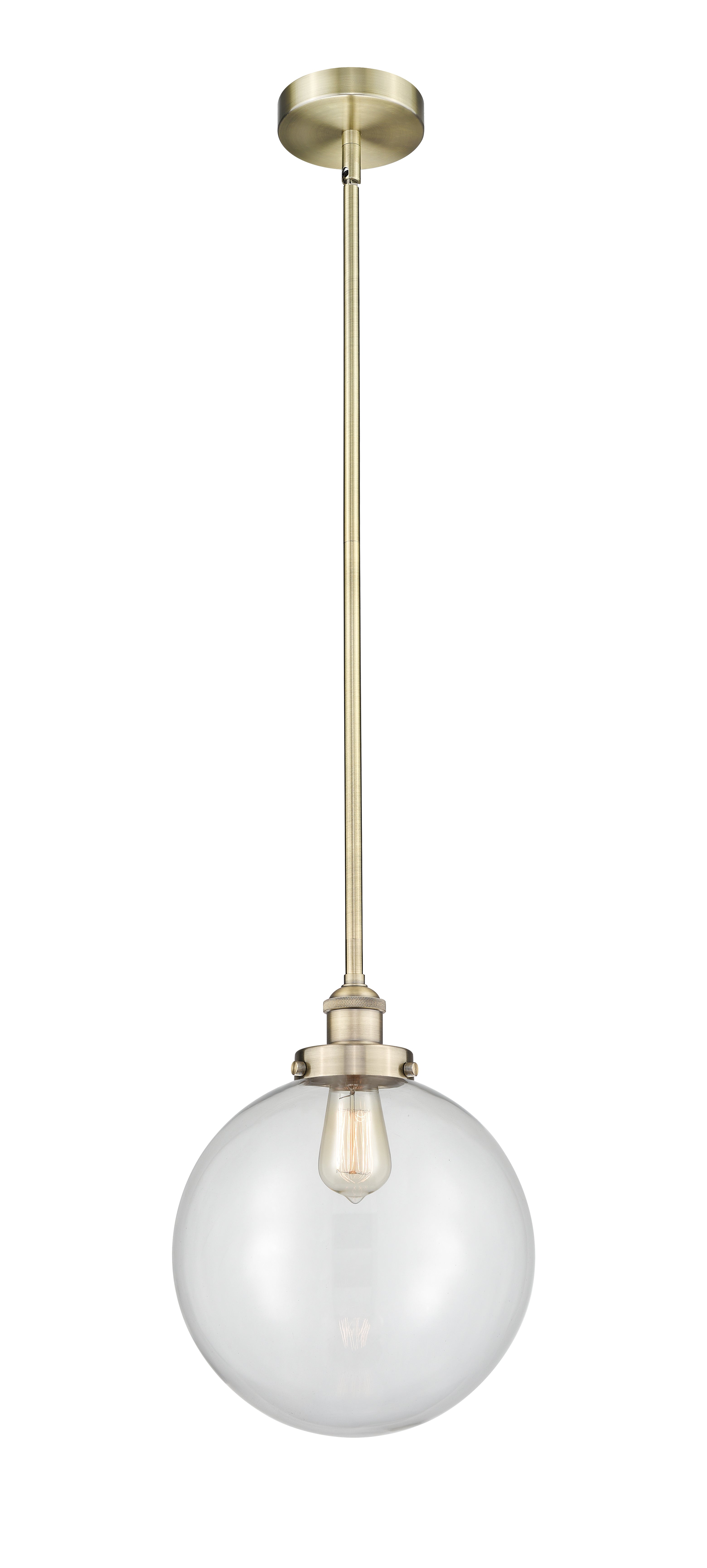 Edison Mini Pendant Antique Brass Finish