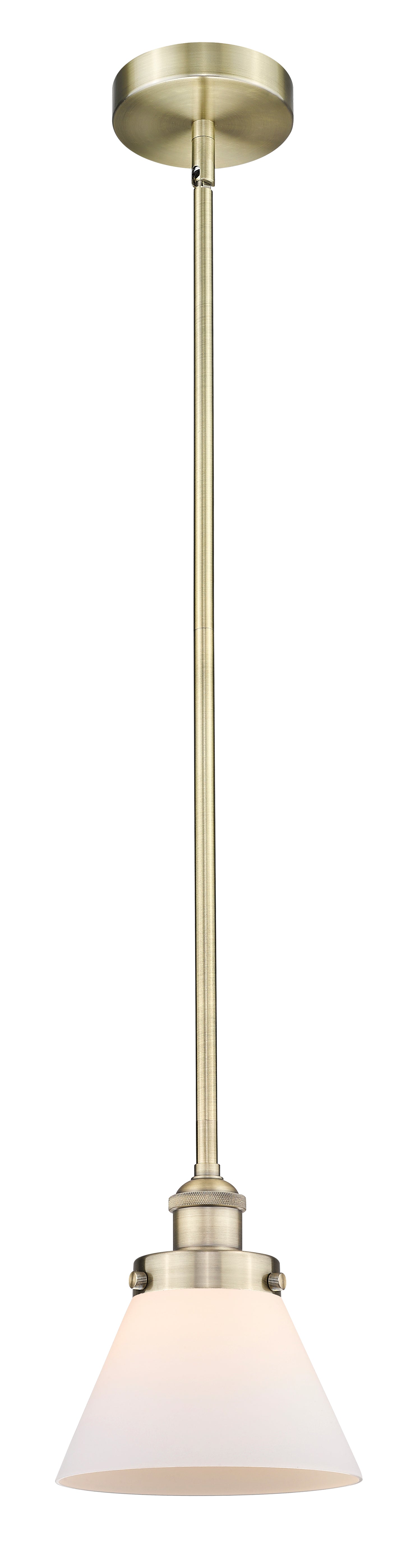Edison Mini Pendant Antique Brass Cast