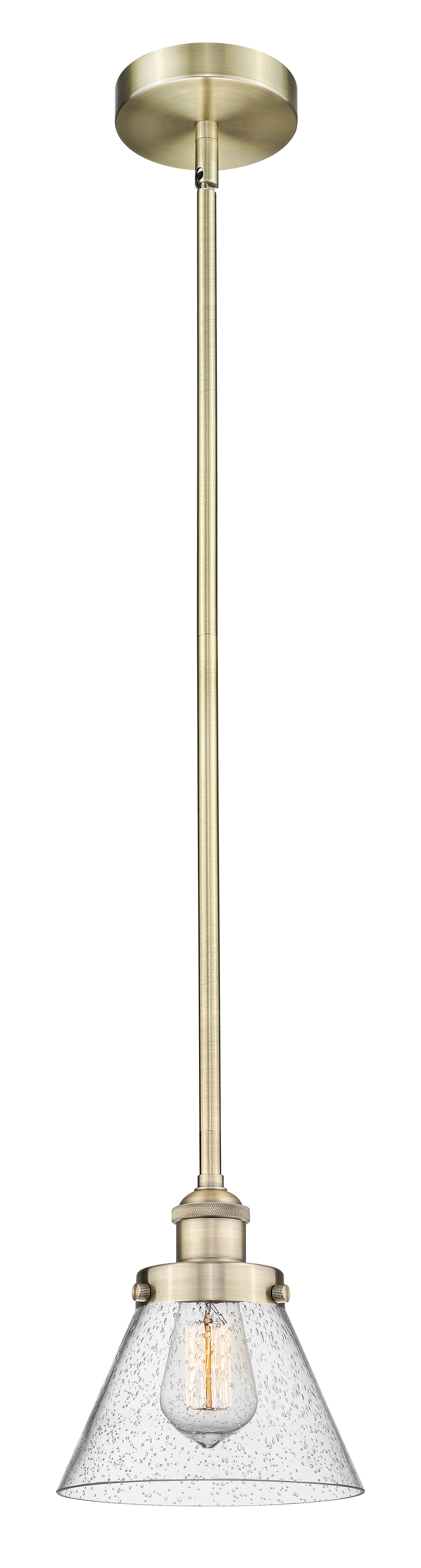 Edison Mini Pendant Cast Brass Dimmable