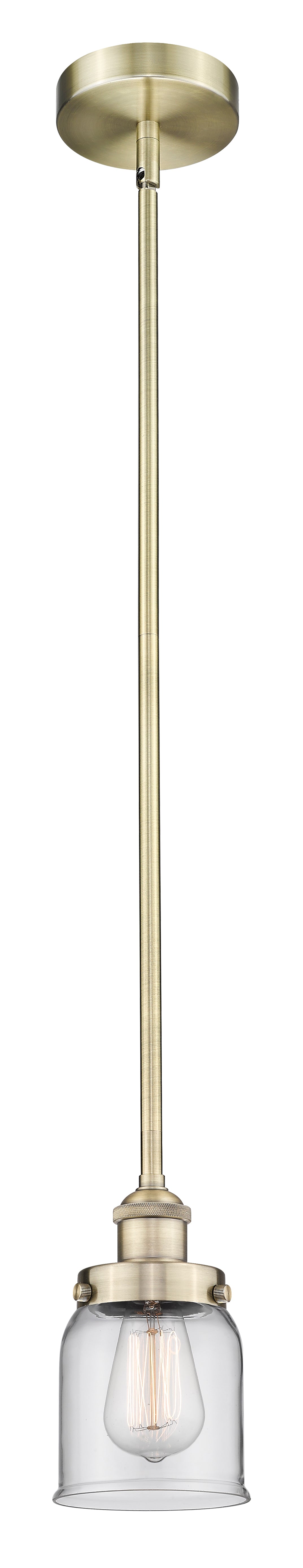 Edison Mini Pendant Antique Brass