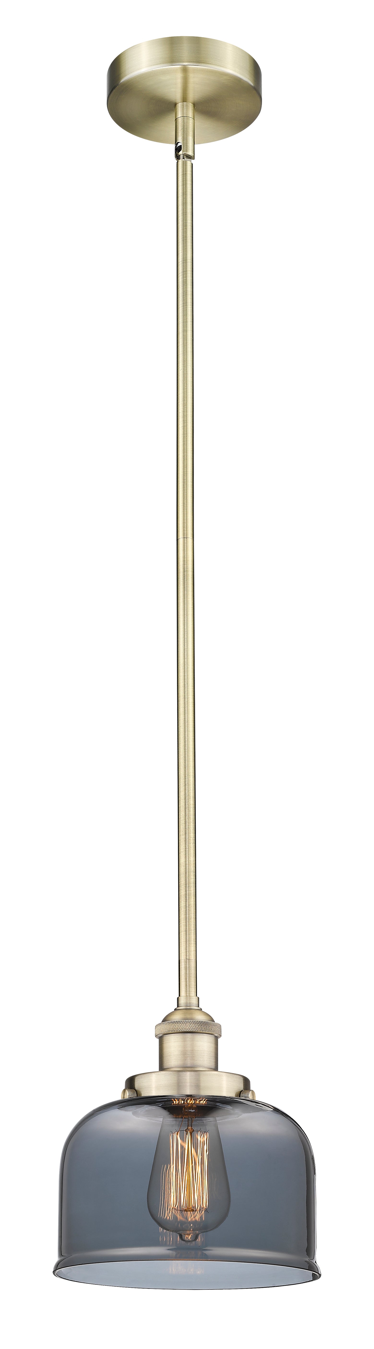 Edison Mini Pendant Antique Brass Finish