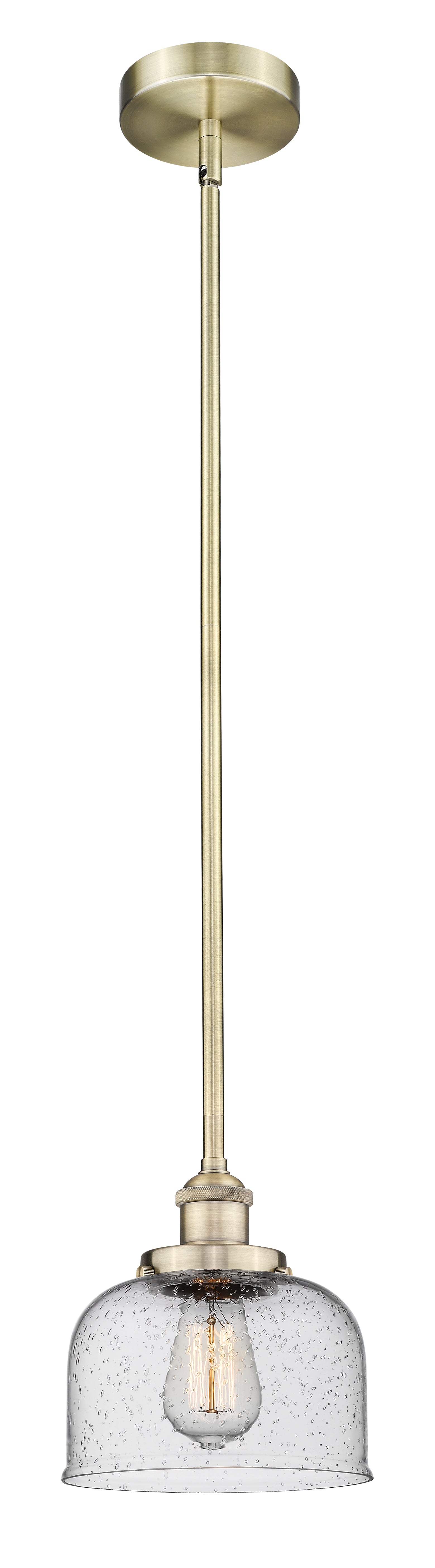 Edison Mini Pendant Antique Brass Finish