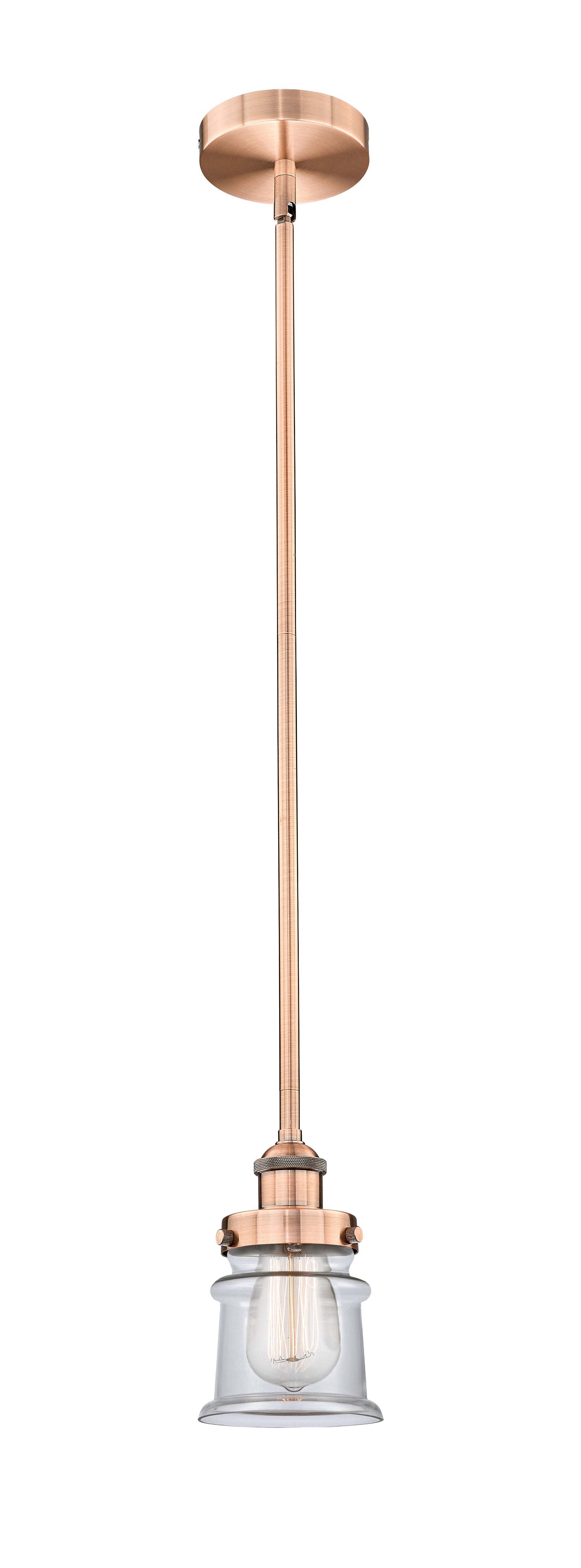 Edison Mini Pendant Antique Brass 6W