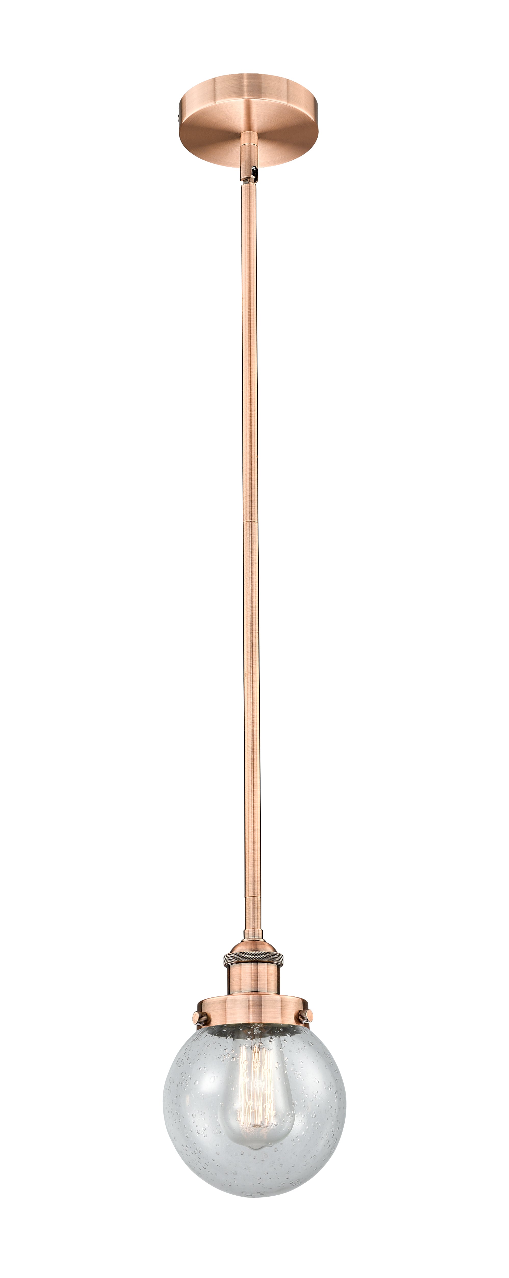 Edison Mini Pendant Antique Brass Finish