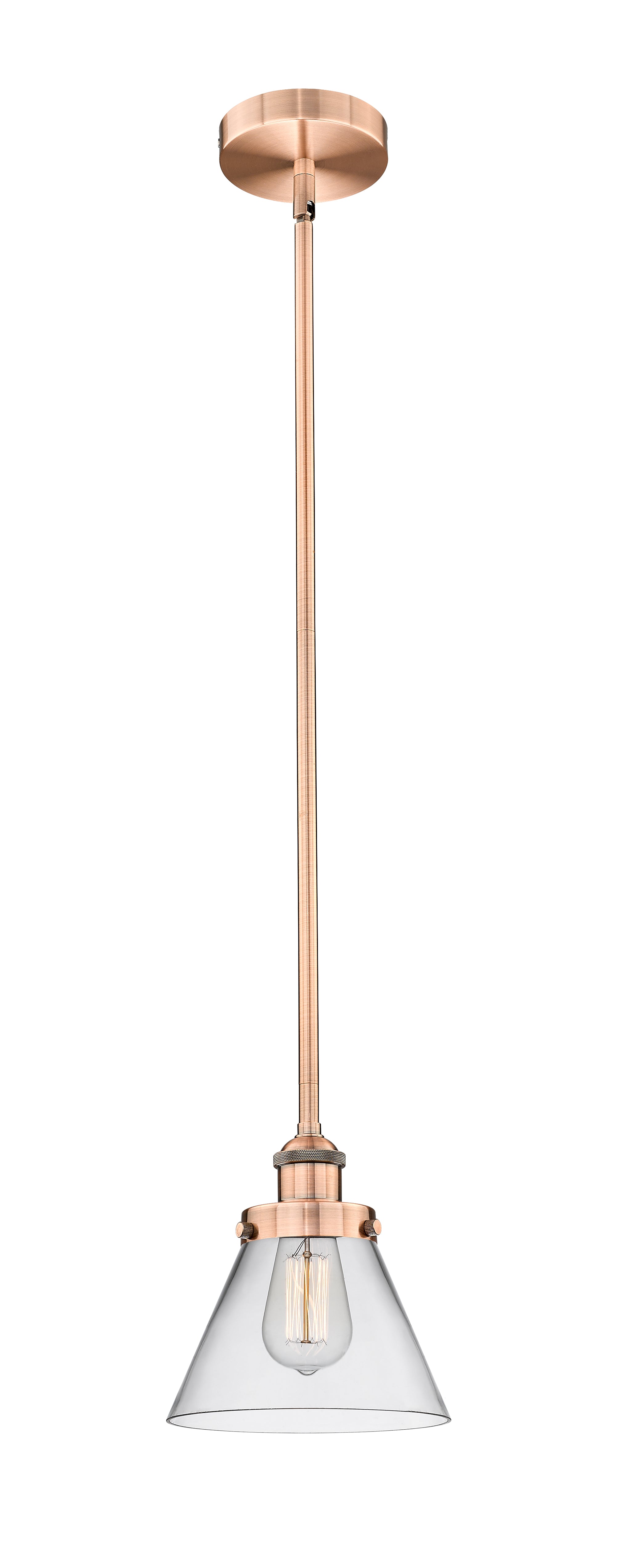 Edison Mini Pendant Cast Brass Dimmable