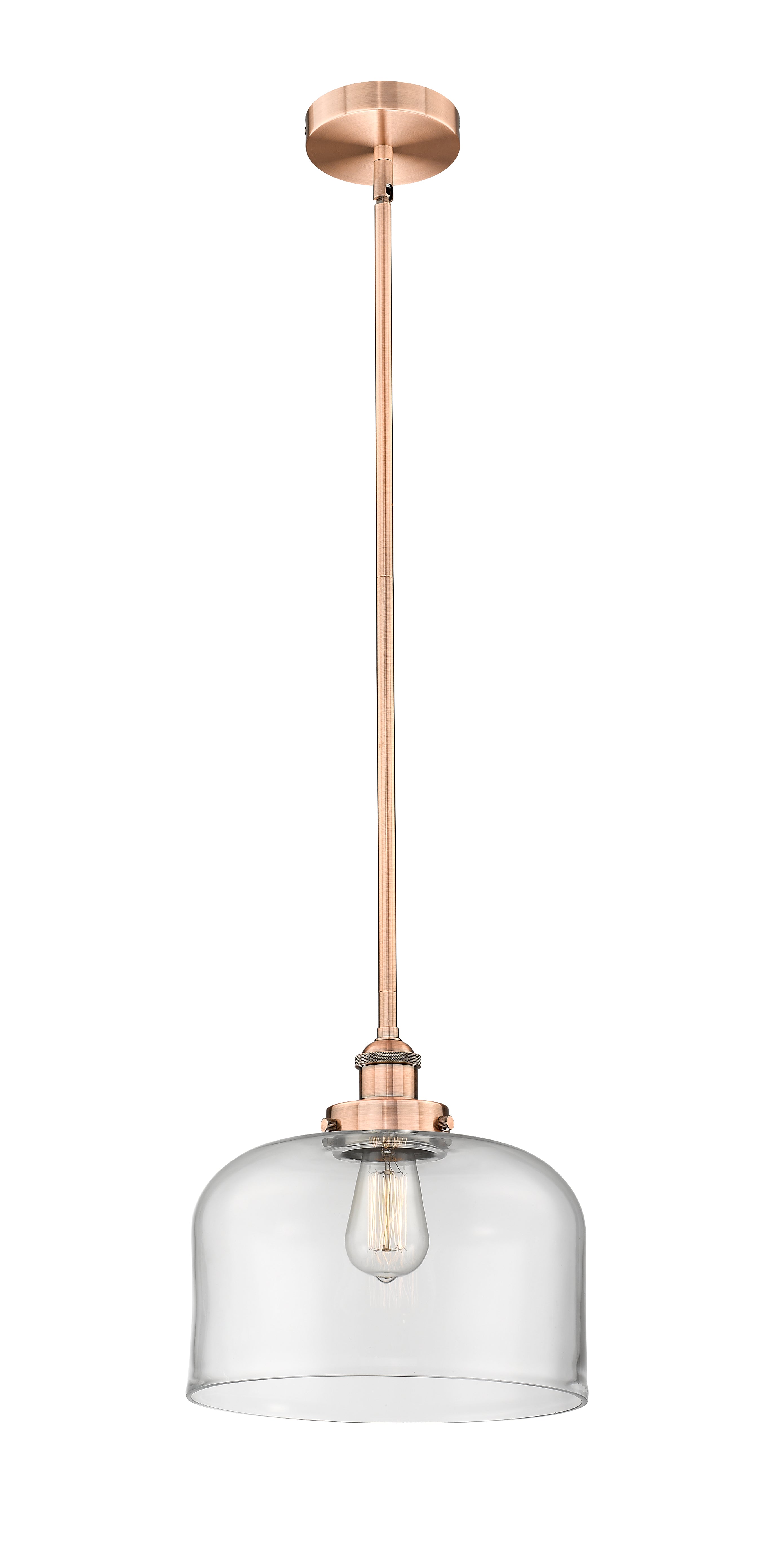 Edison Mini Pendant Antique Brass Finish