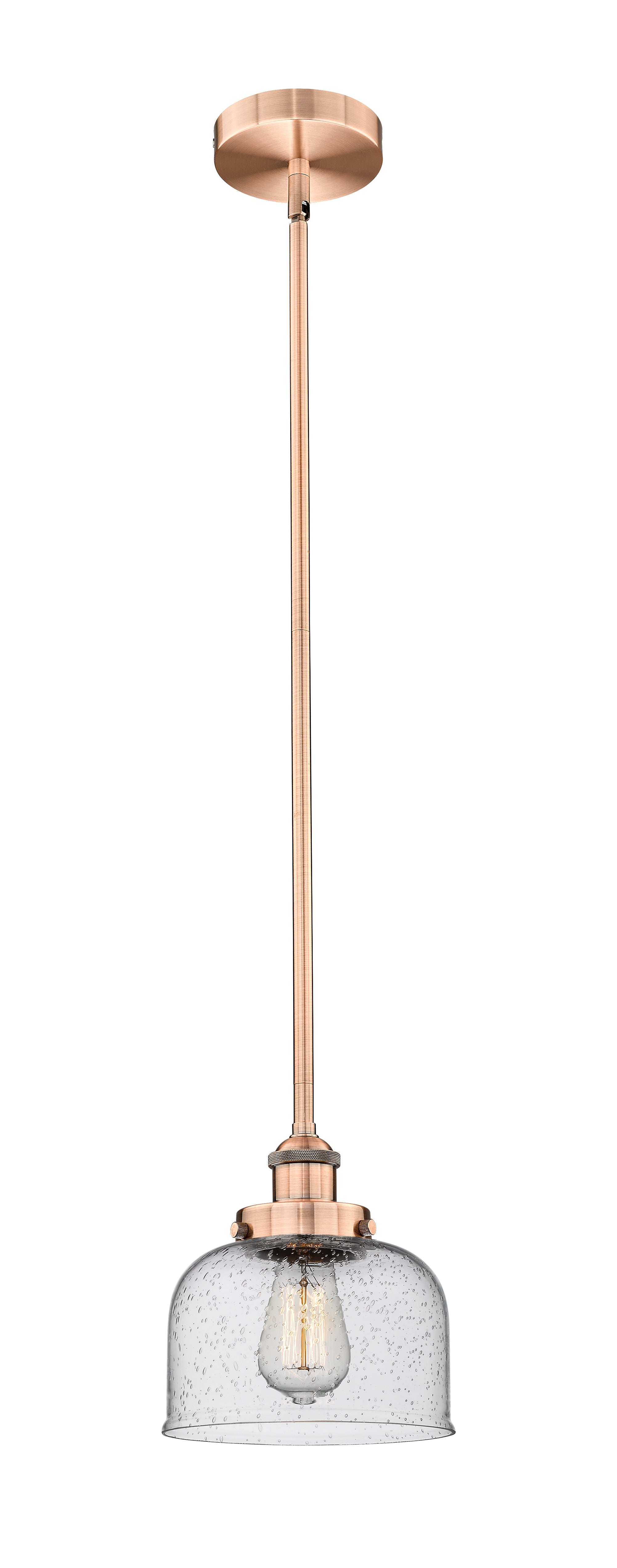Edison Mini Pendant Antique Brass Finish
