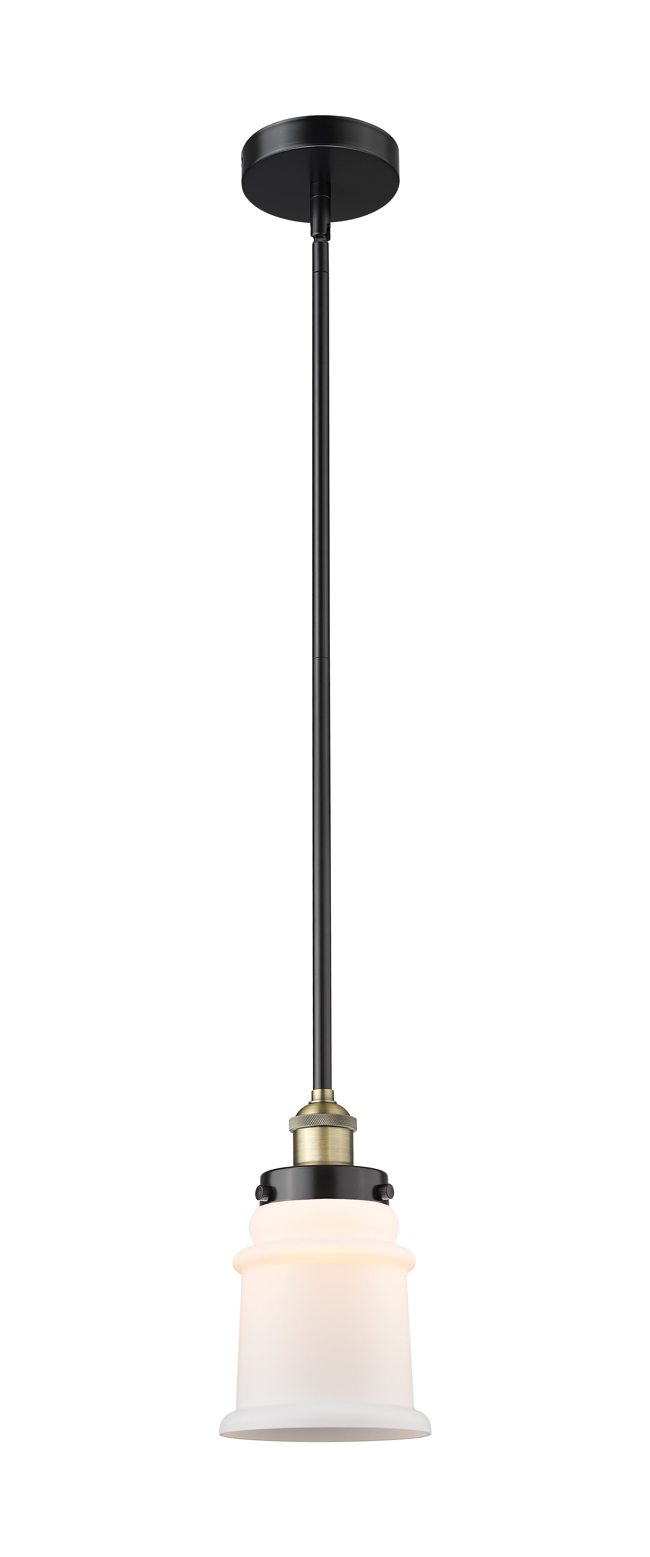 Edison Mini Pendant Antique Brass 6 Inch