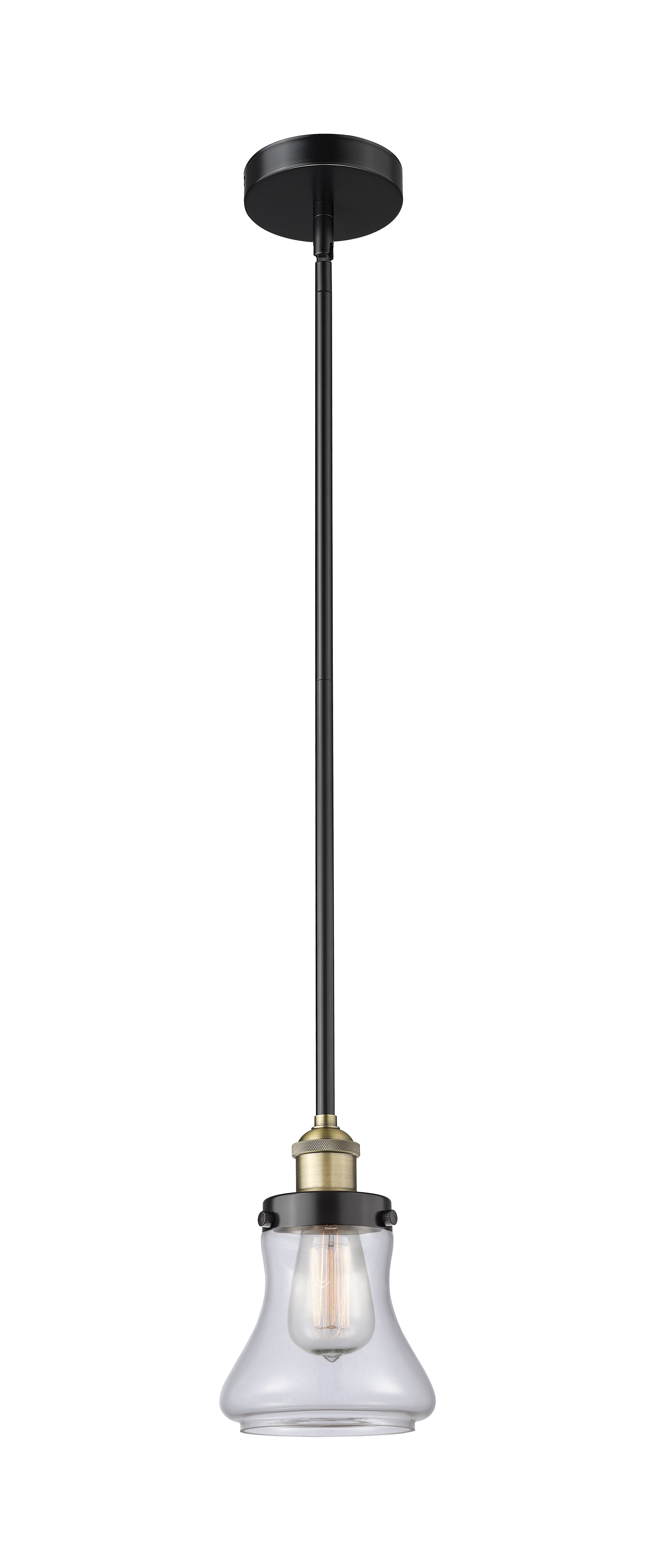 Edison Mini Pendant Cast Brass 6.125 Inch