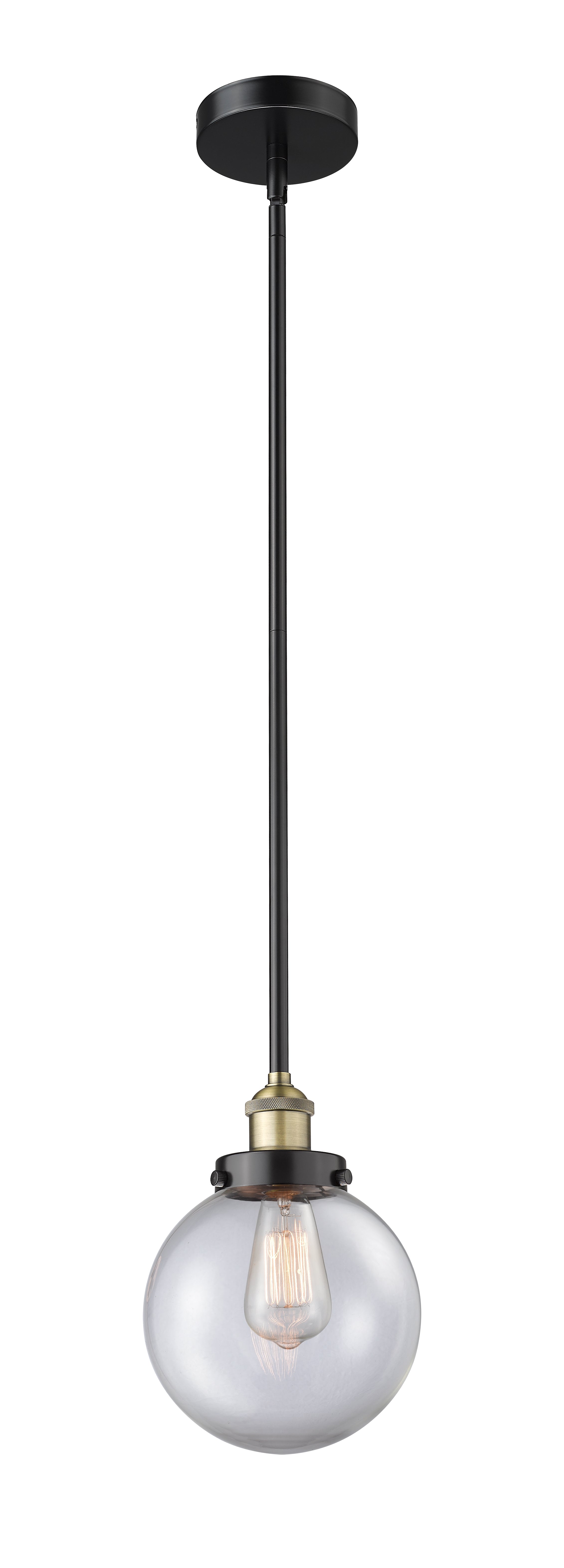 Edison Mini Pendant Brass Antique Finish
