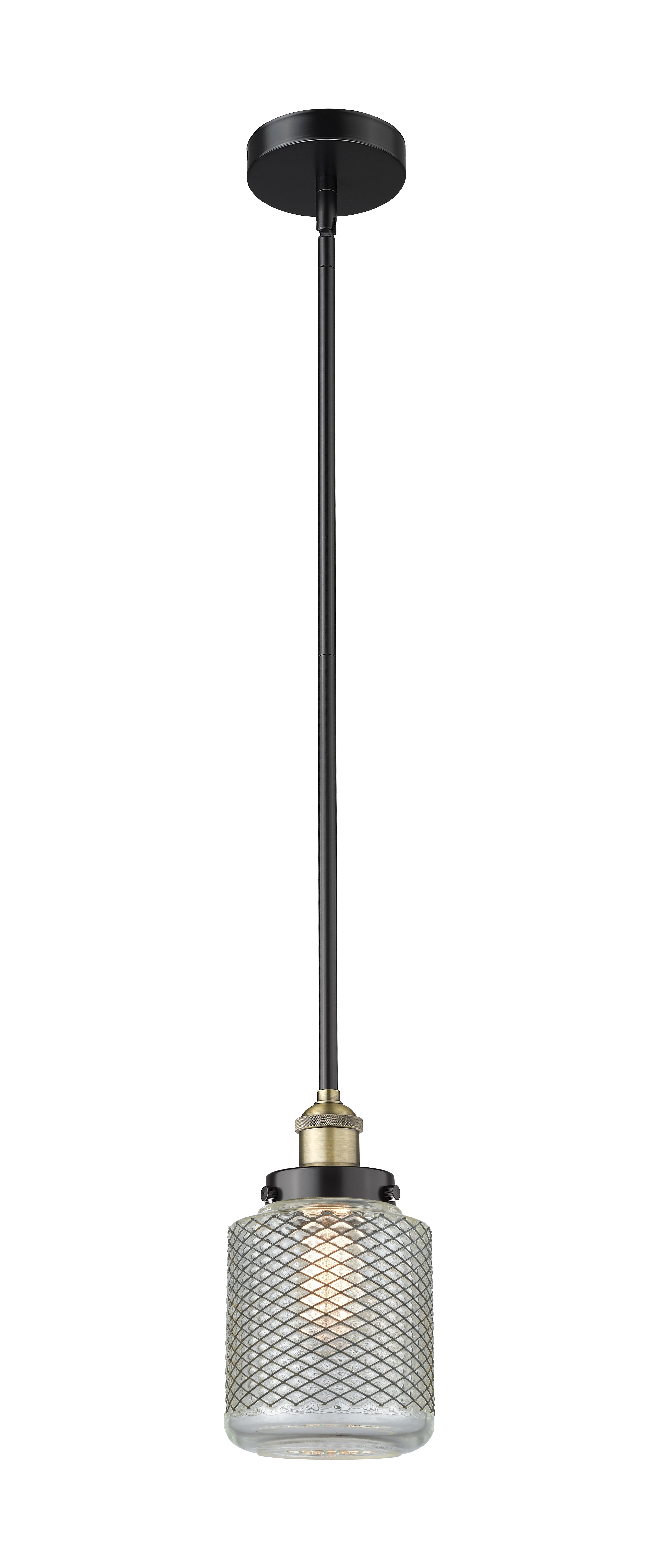 Edison Mini Pendant Antique Brass Finish