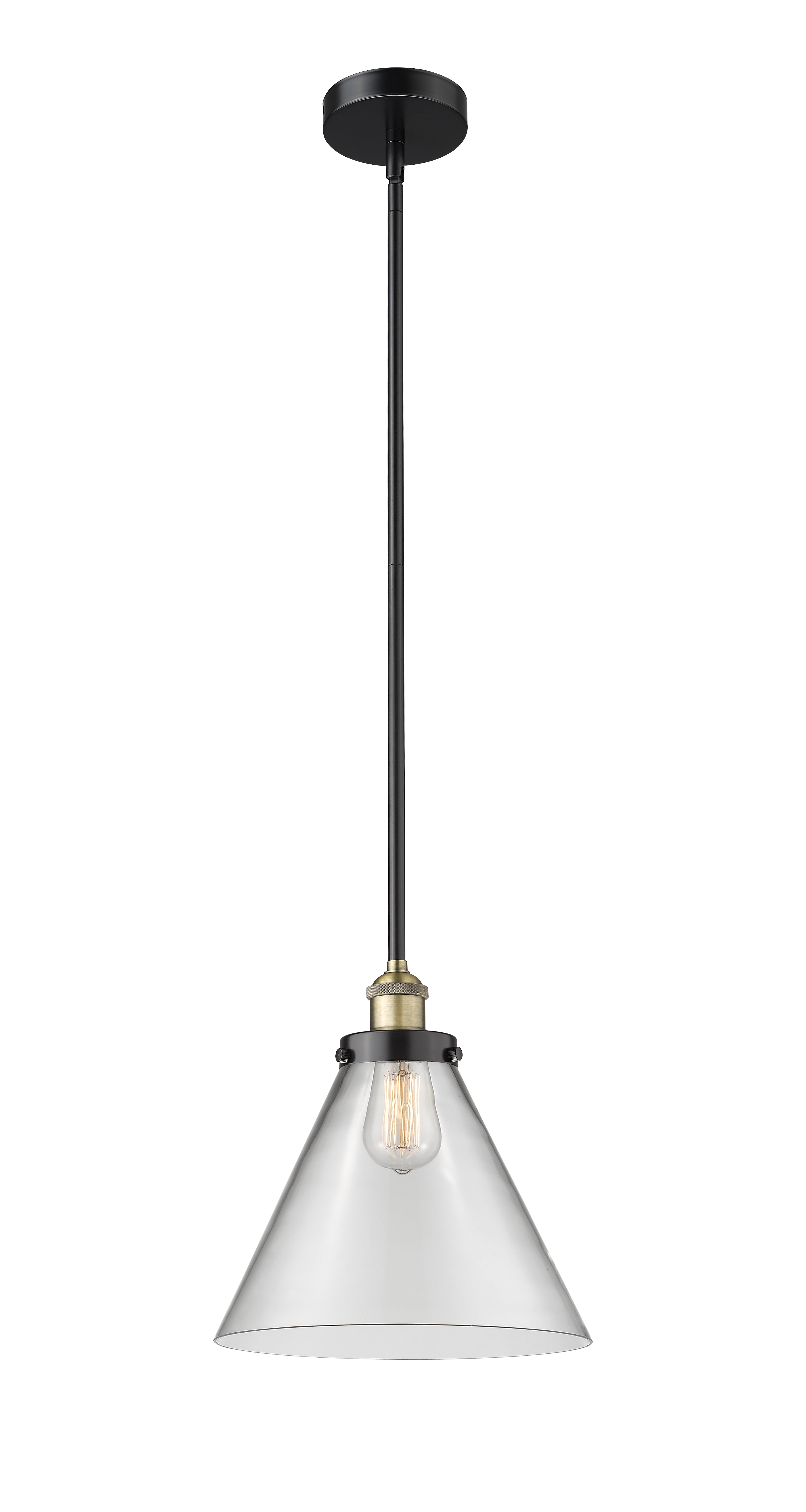 Edison Mini Pendant Cast Brass Finish