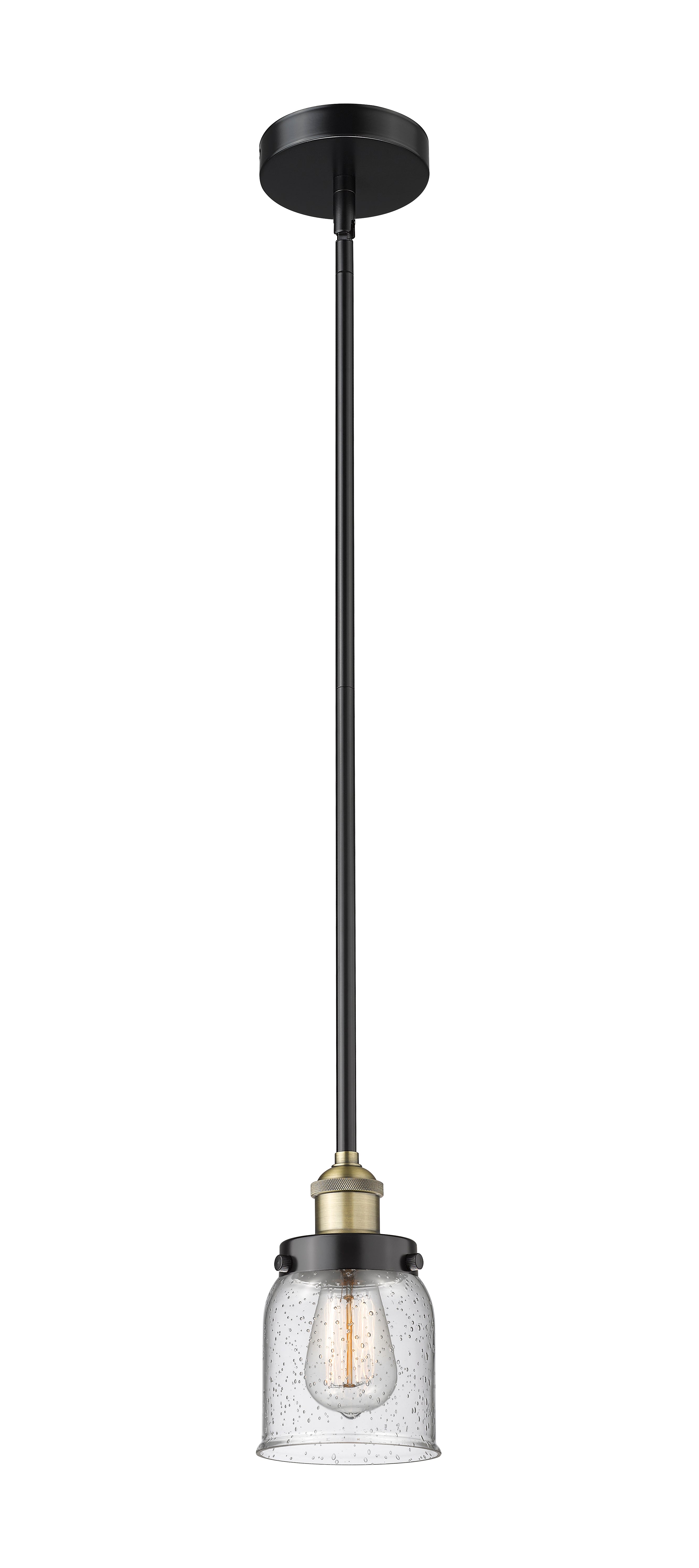 Edison Mini Pendant Antique Brass Finish