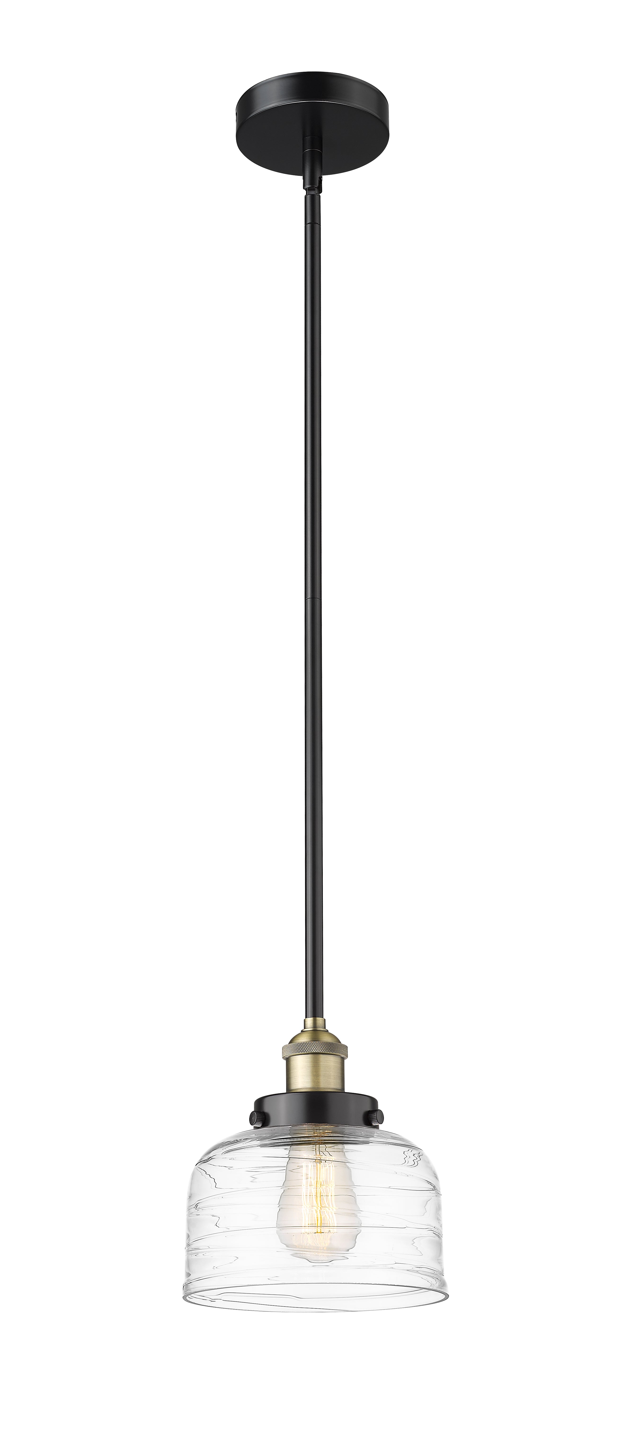 Edison Mini Pendant Antique Brass Finish