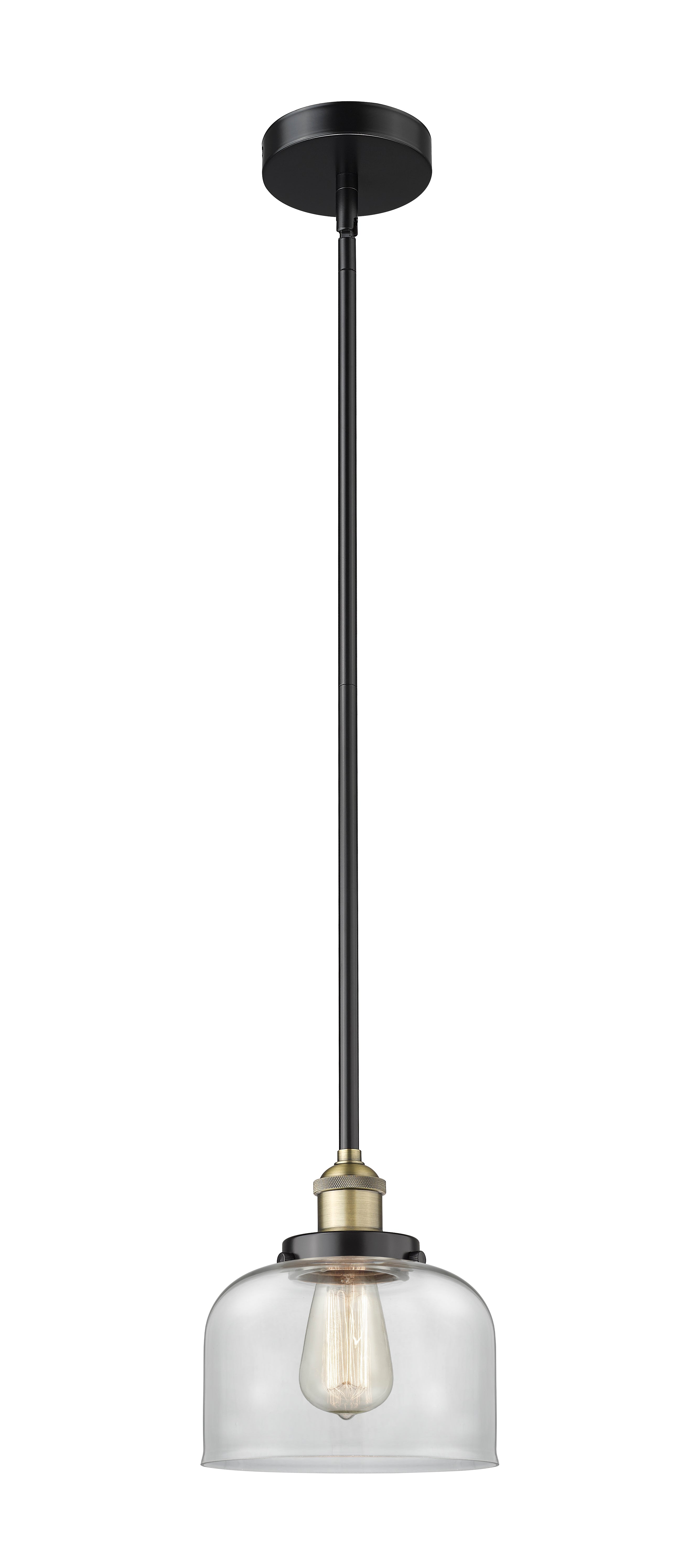Edison Mini Pendant Antique Brass Finish