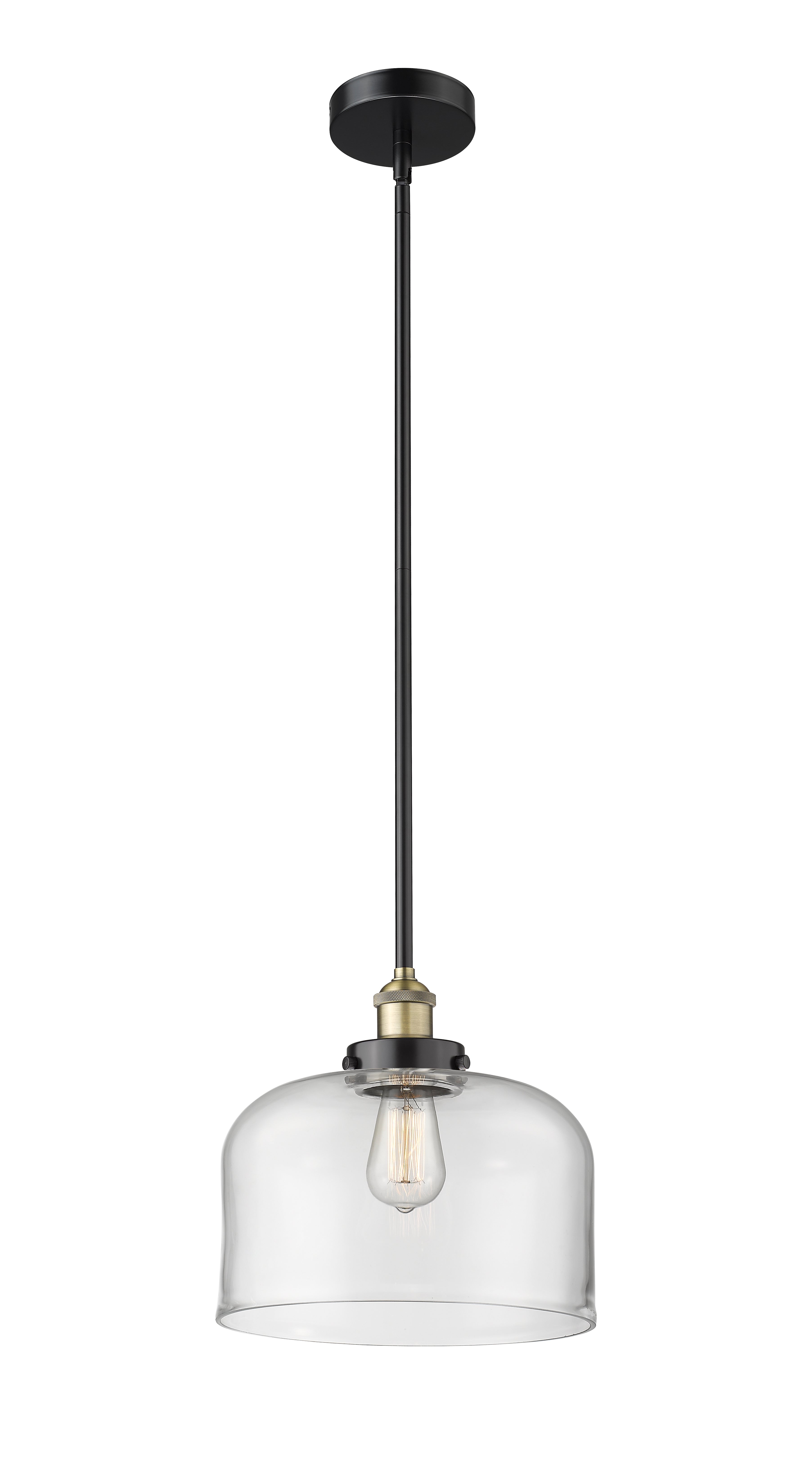 Edison Mini Pendant Antique Brass Finish