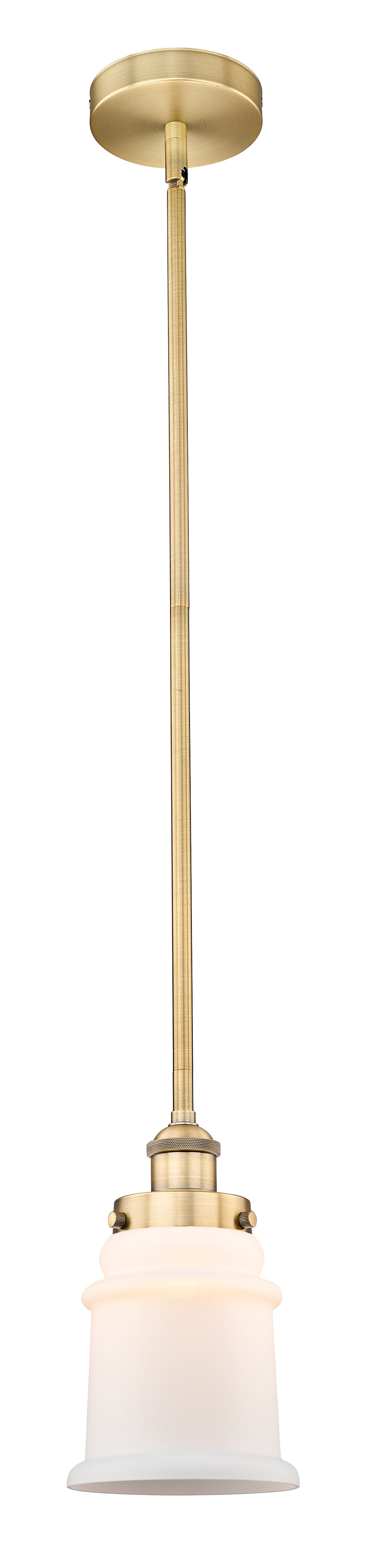 Edison Mini Pendant Antique Brass 6 Inch