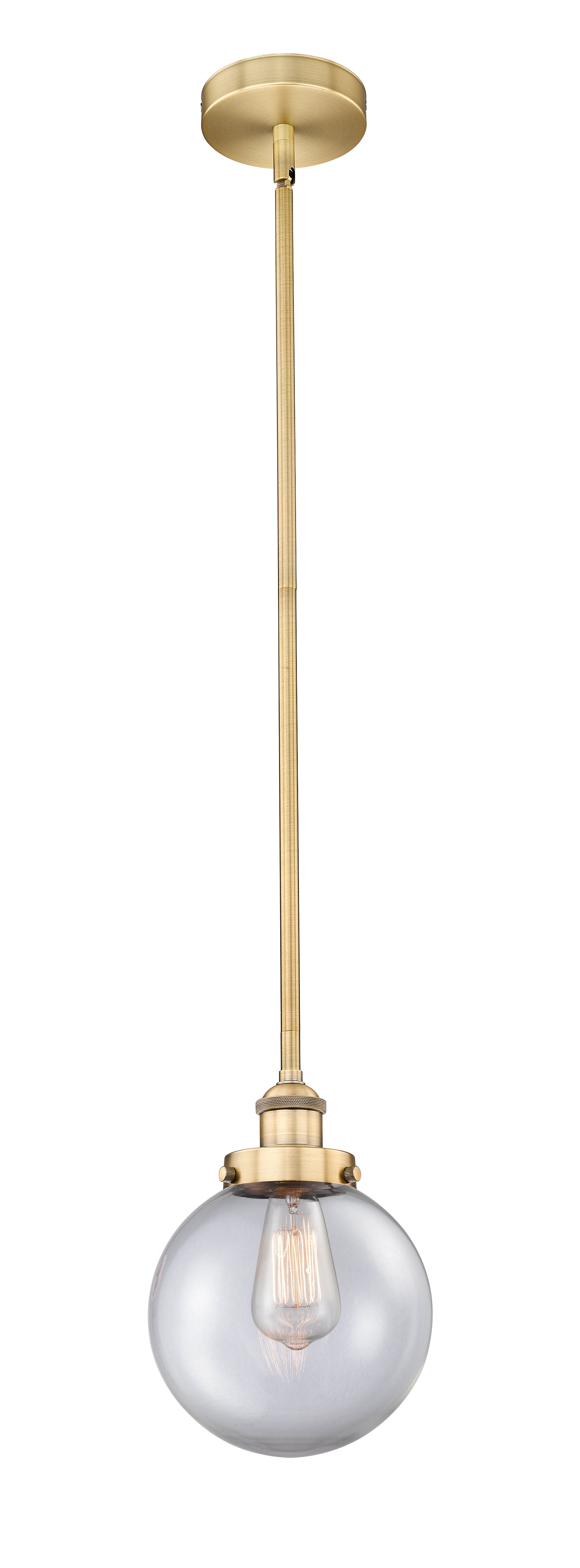 Edison Mini Pendant Brass Antique Finish